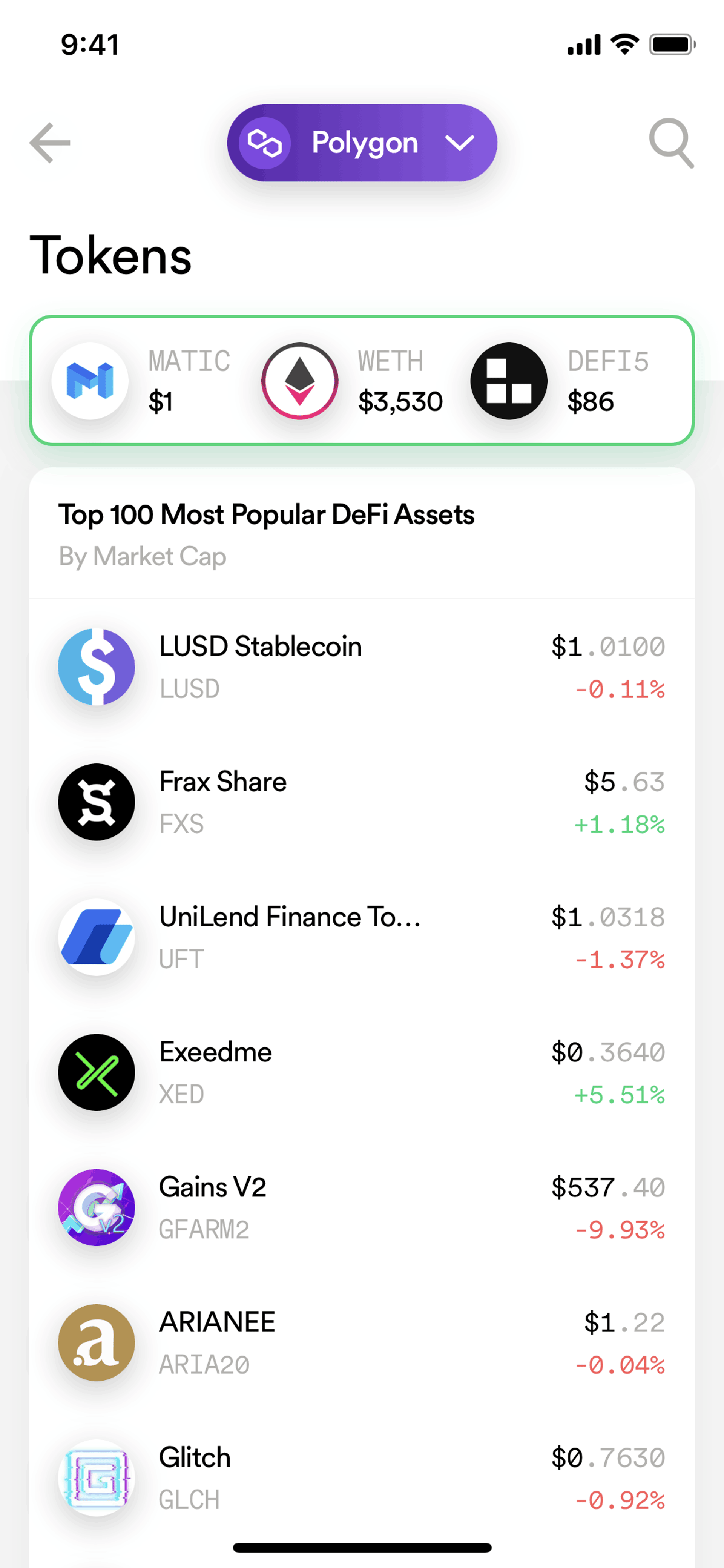 Dharma iOS Finance interface screenshot 11