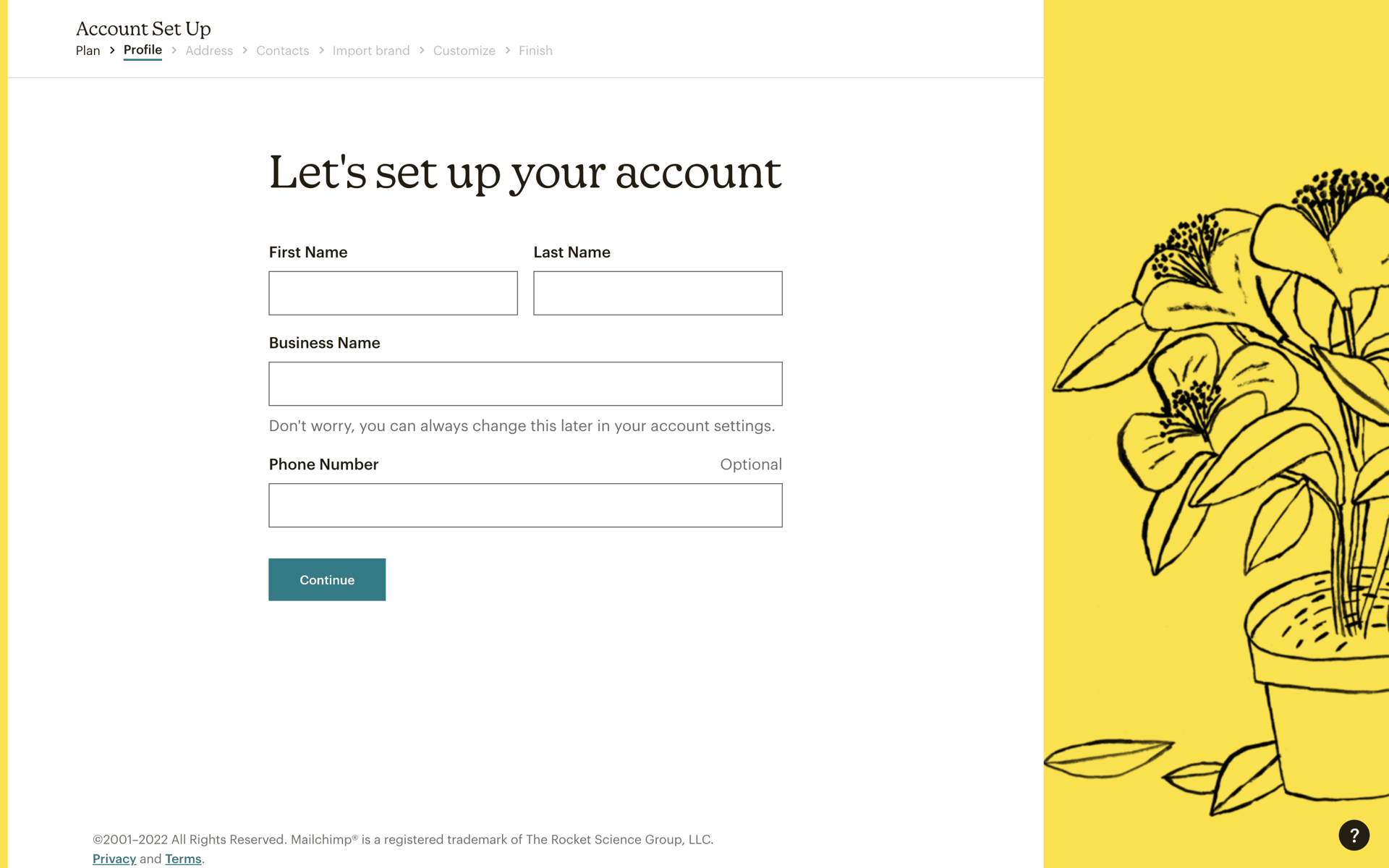 Mailchimp Web Business interface screenshot 11