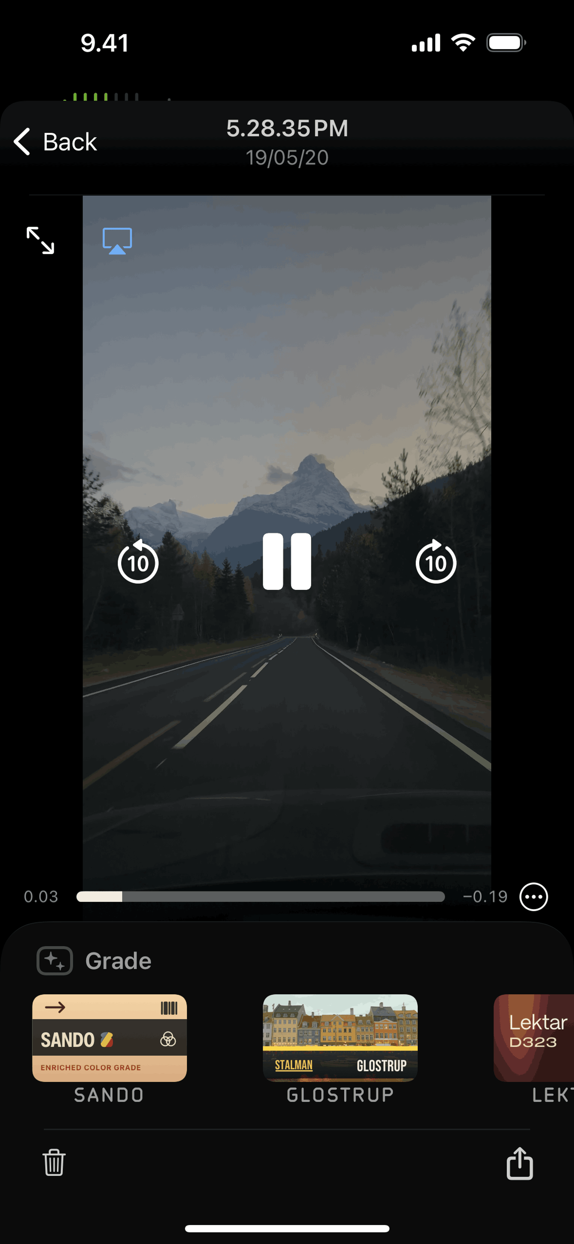 Kino iOS Photo & Video interface screenshot 2