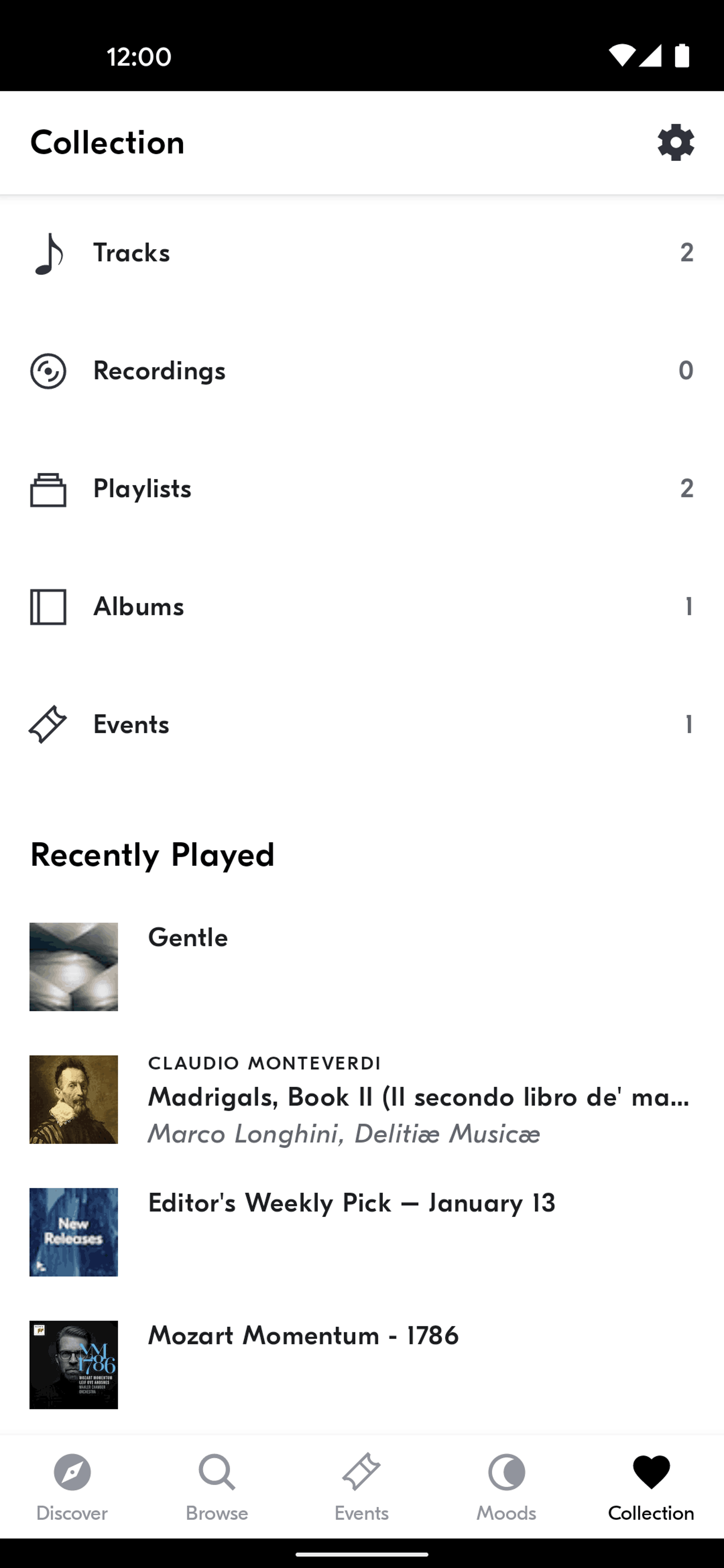 IDAGIO Android Music & Audio interface screenshot 3