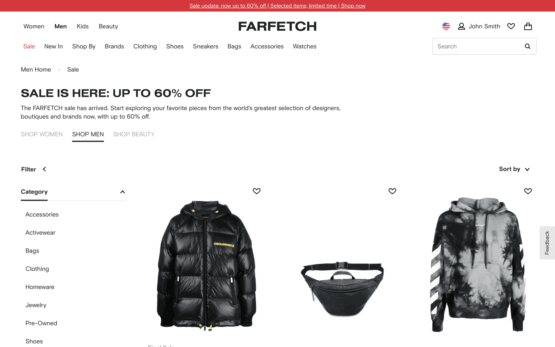 FARFETCH Web Shopping interface screenshot 24