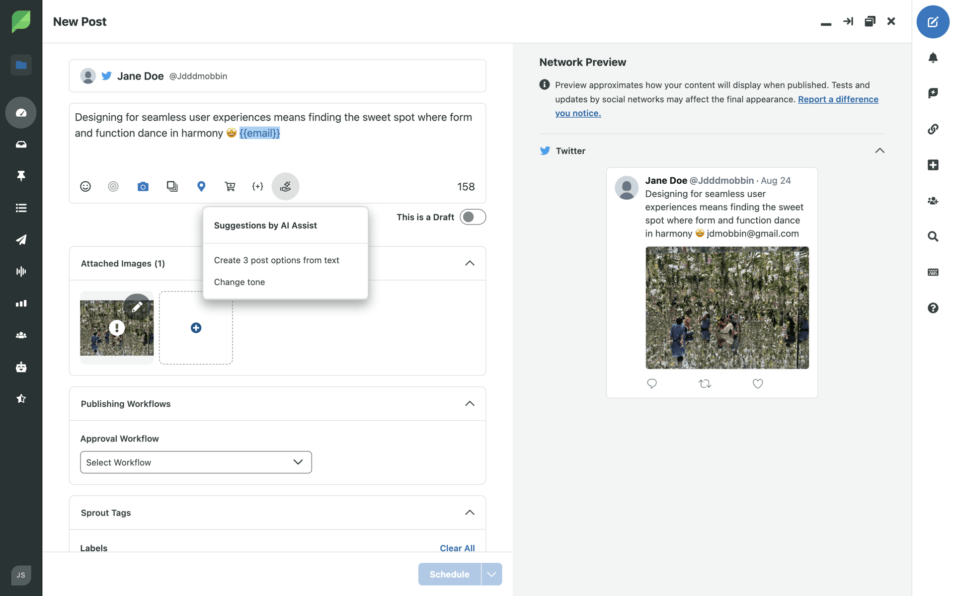 Sprout Social Web Business interface screenshot 22