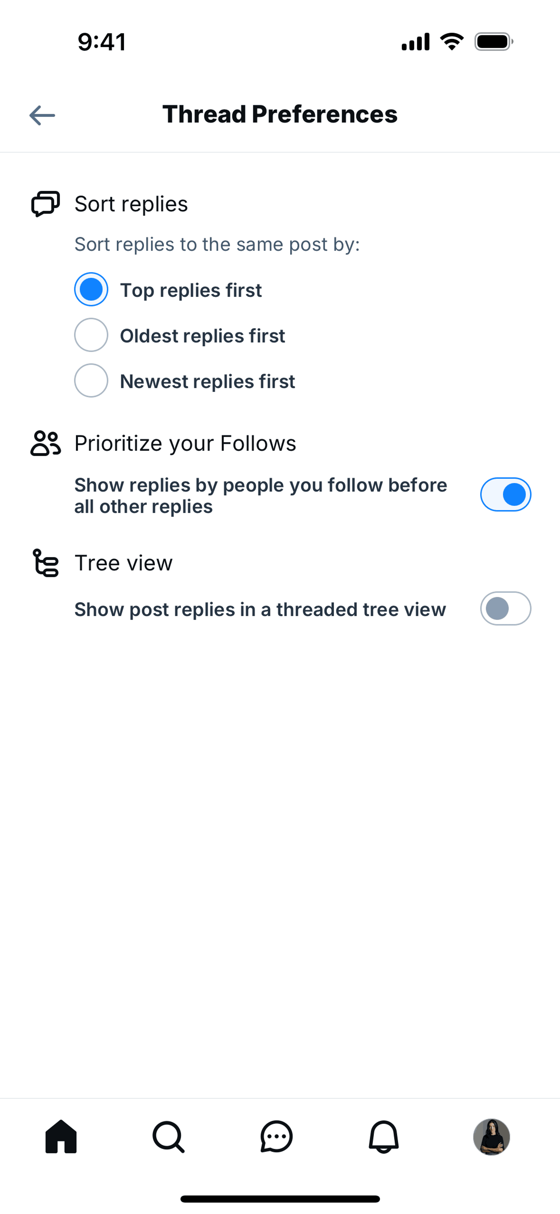 Bluesky Social iOS Social Networking interface screenshot 16