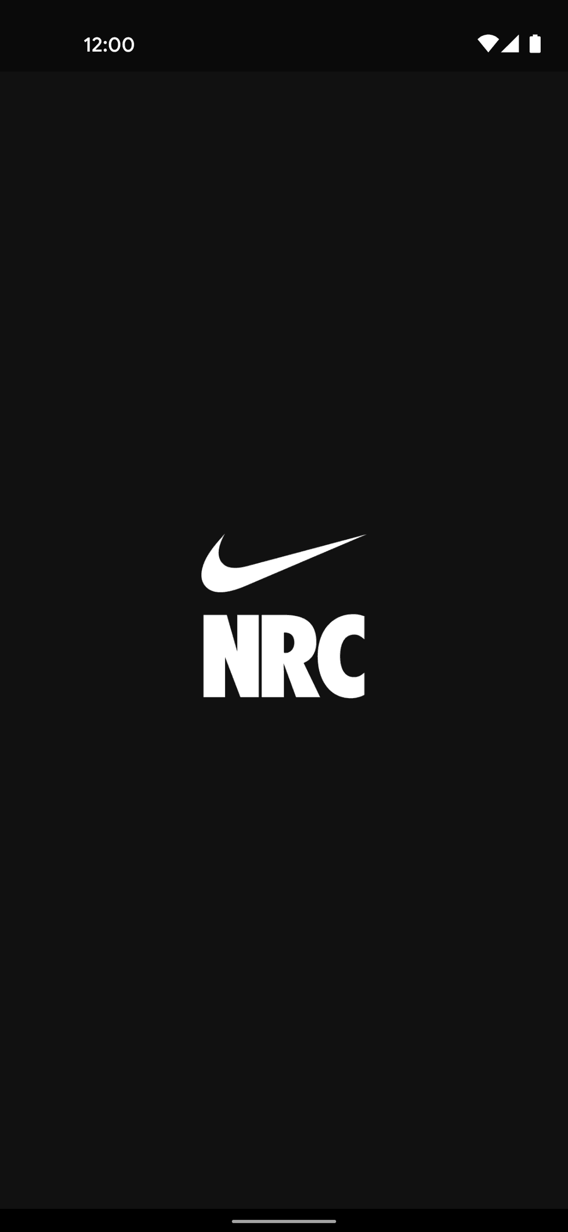 Nike Run Club Android Health & Fitness interface screenshot 1