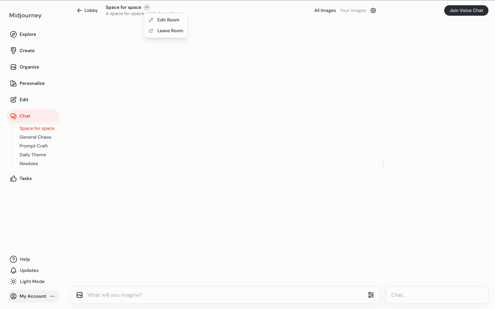 Midjourney Web AI interface screenshot 17
