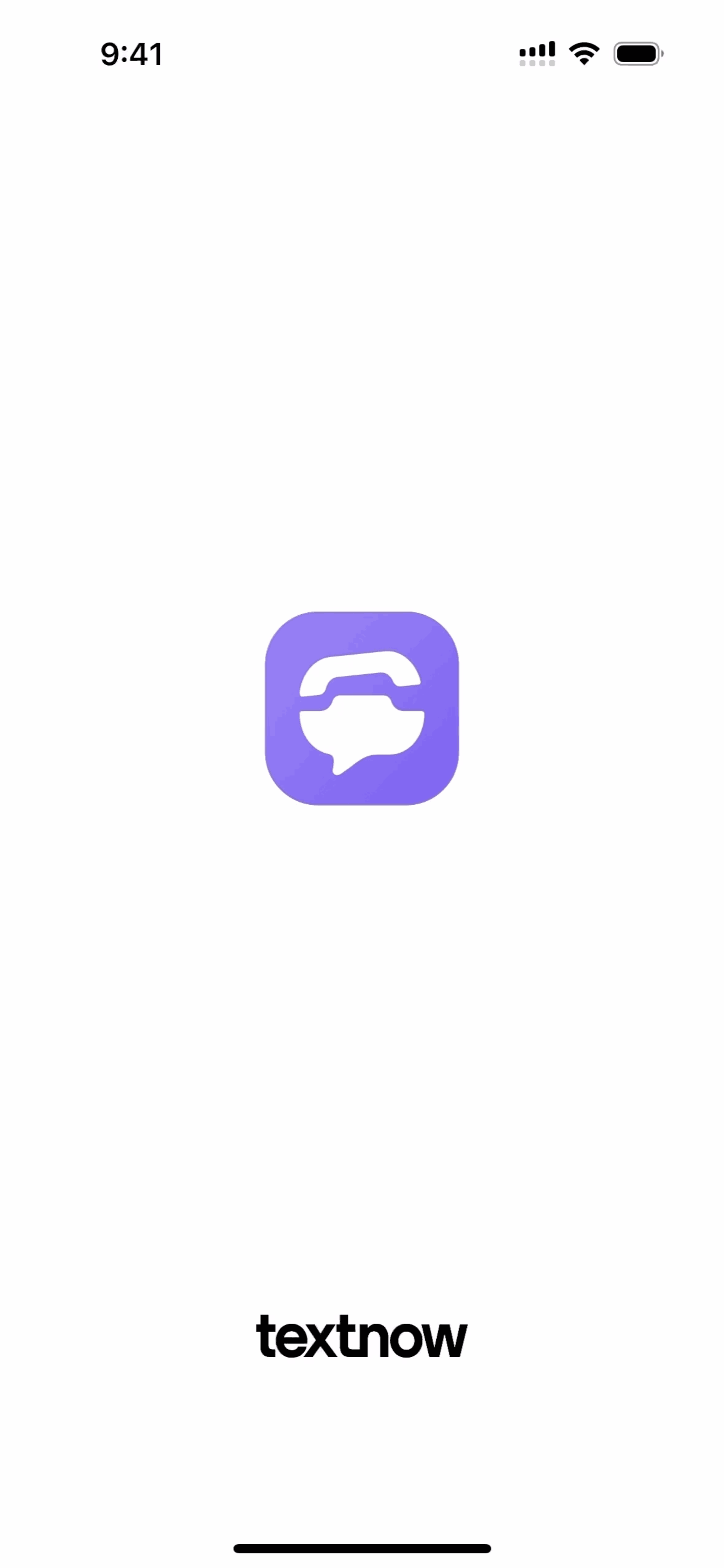 TextNow iOS Social Networking interface screenshot 1