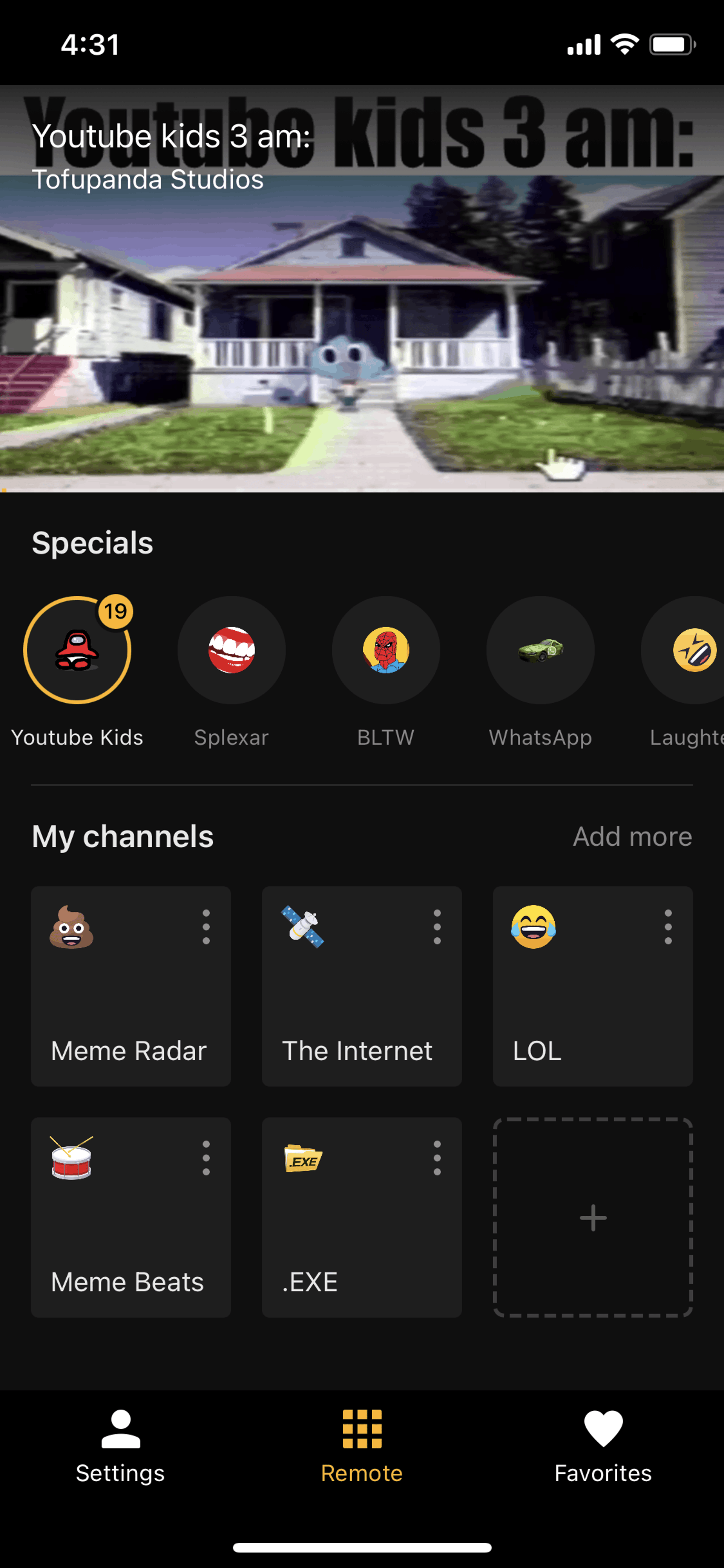 Neverthink iOS Entertainment interface screenshot 9