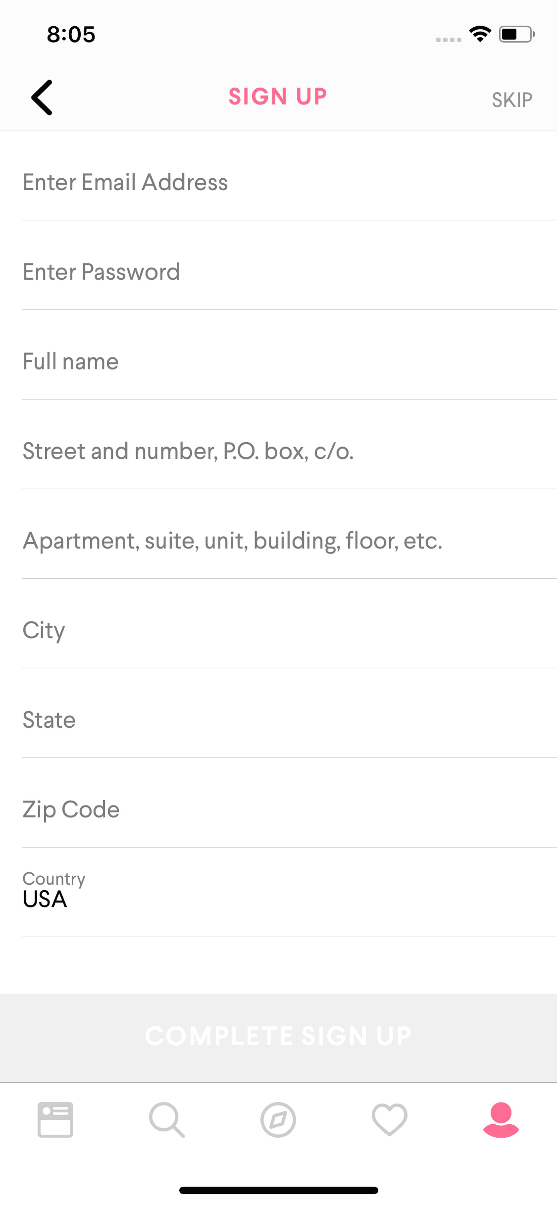 Hush iOS Shopping interface screenshot 23