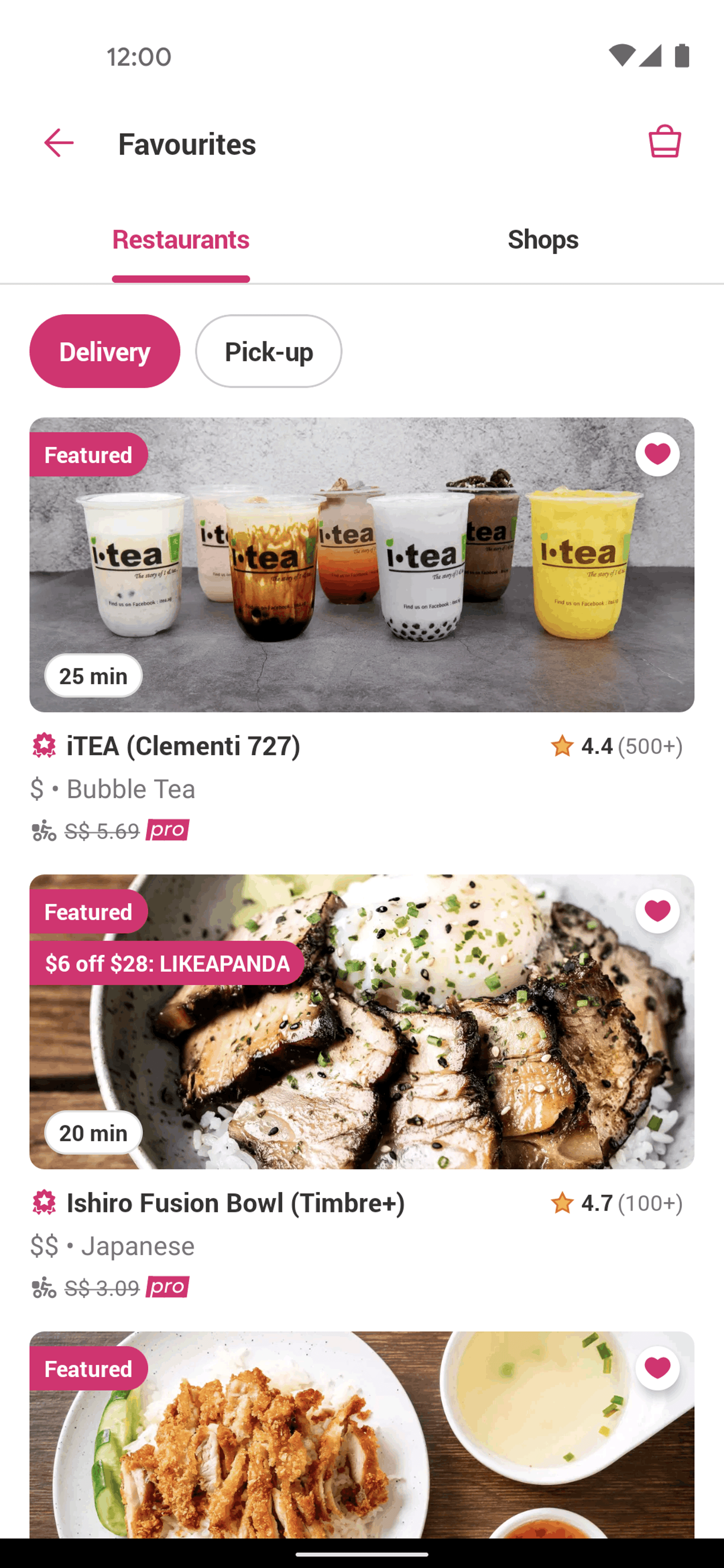 foodpanda Android Food & Drink interface screenshot 21