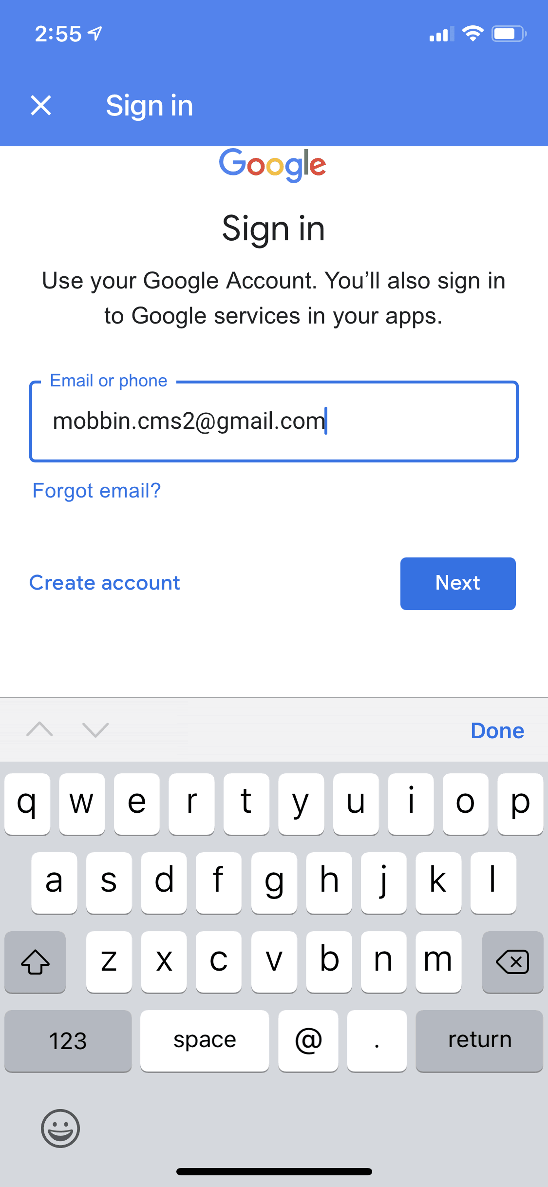 Google Chrome iOS Utilities interface screenshot 4