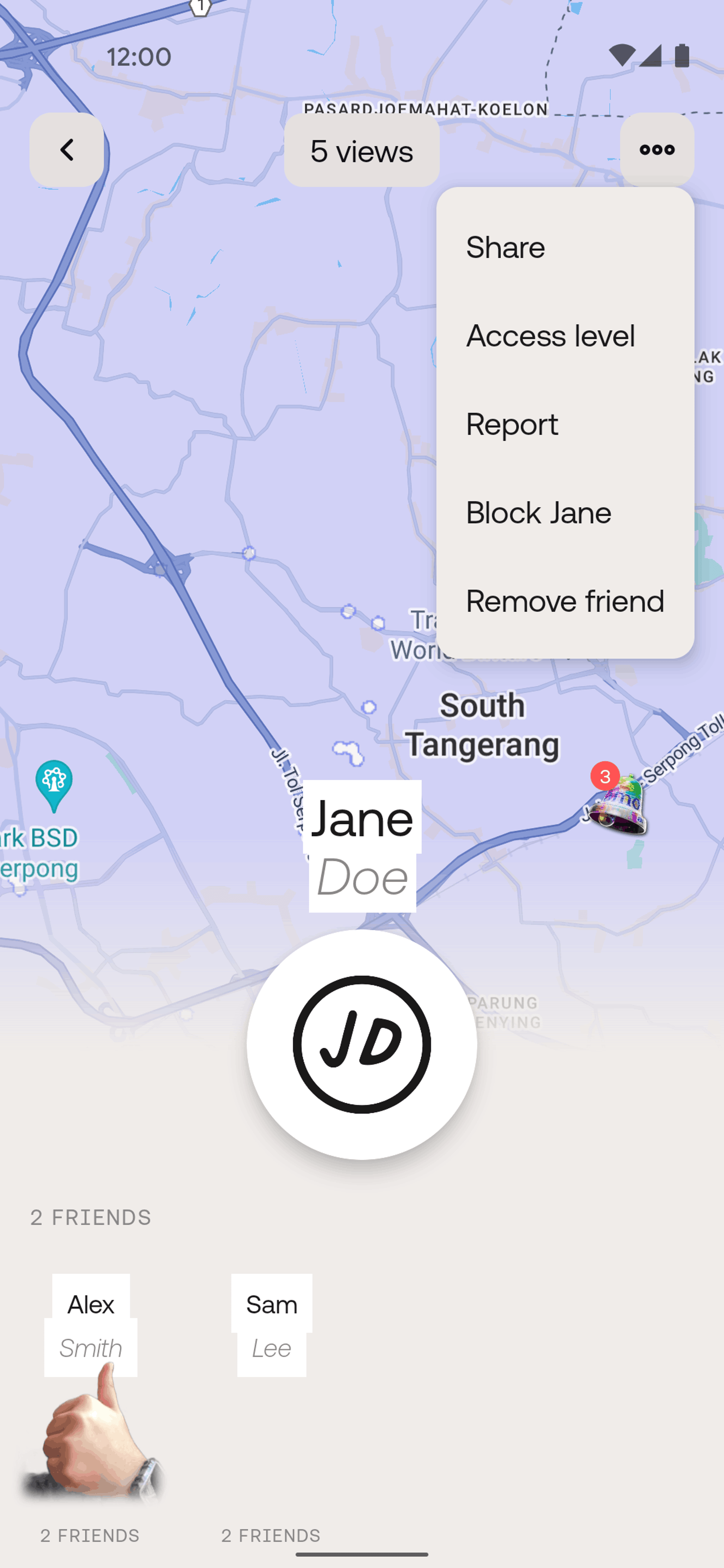 Bump Android Social Networking interface screenshot 18