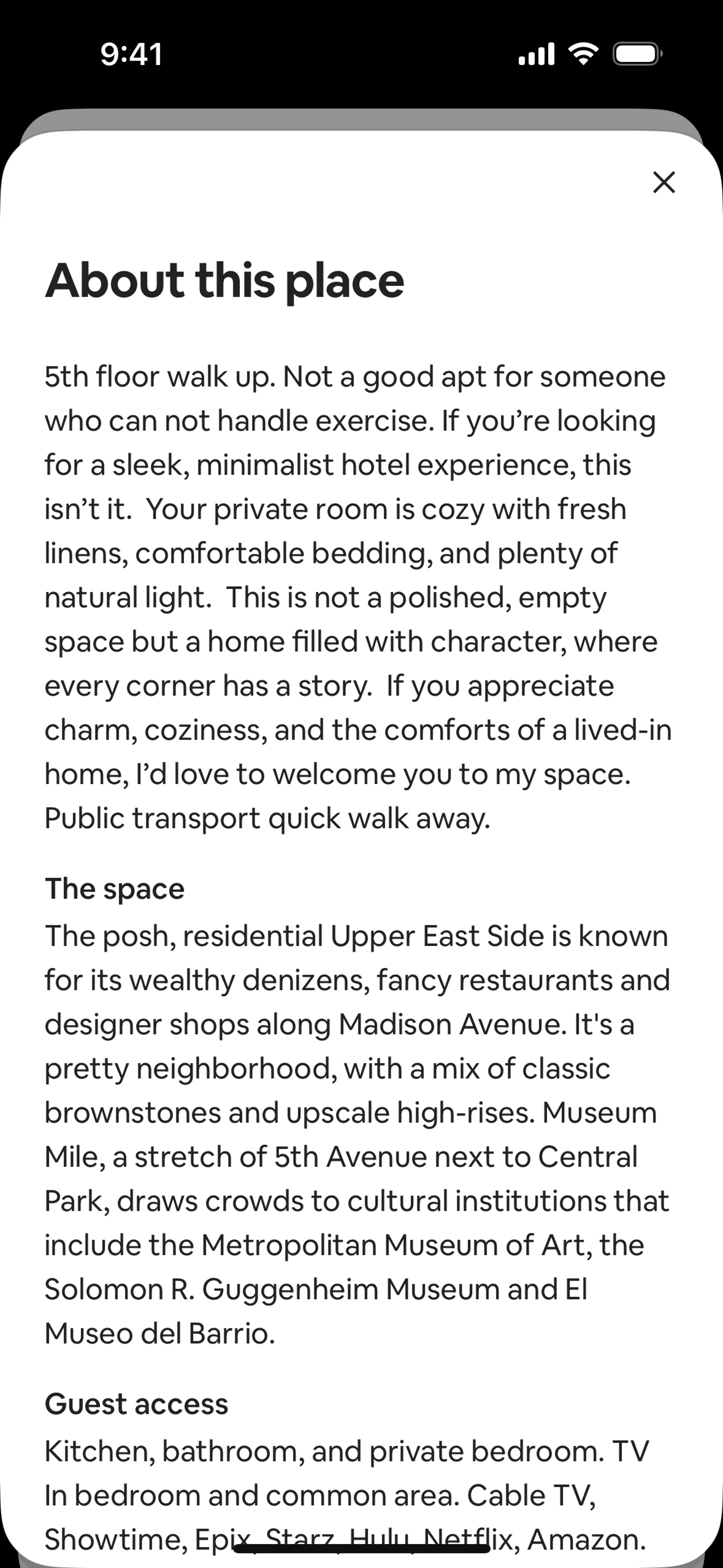 Airbnb iOS Real Estate interface screenshot 9