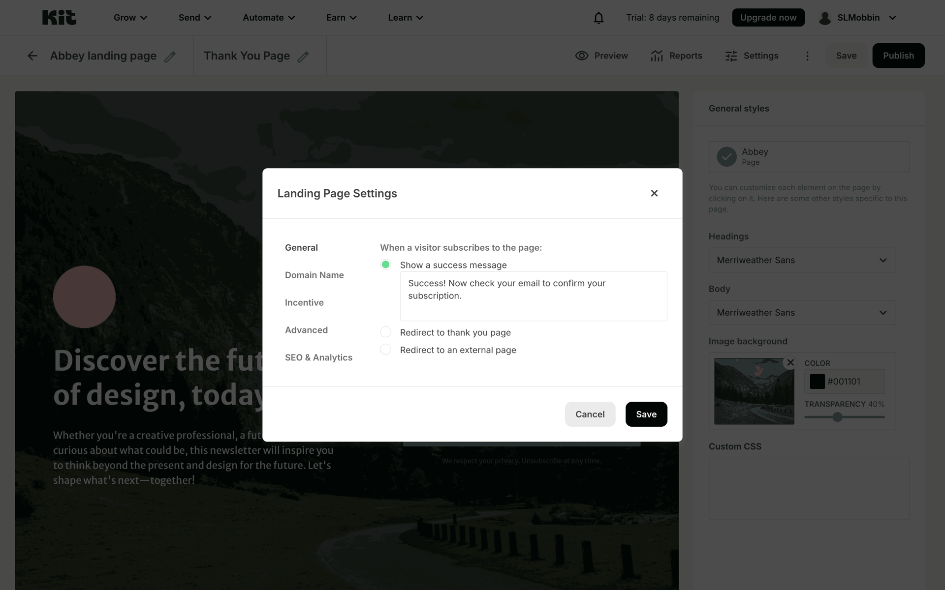 Kit Web Business interface screenshot 12