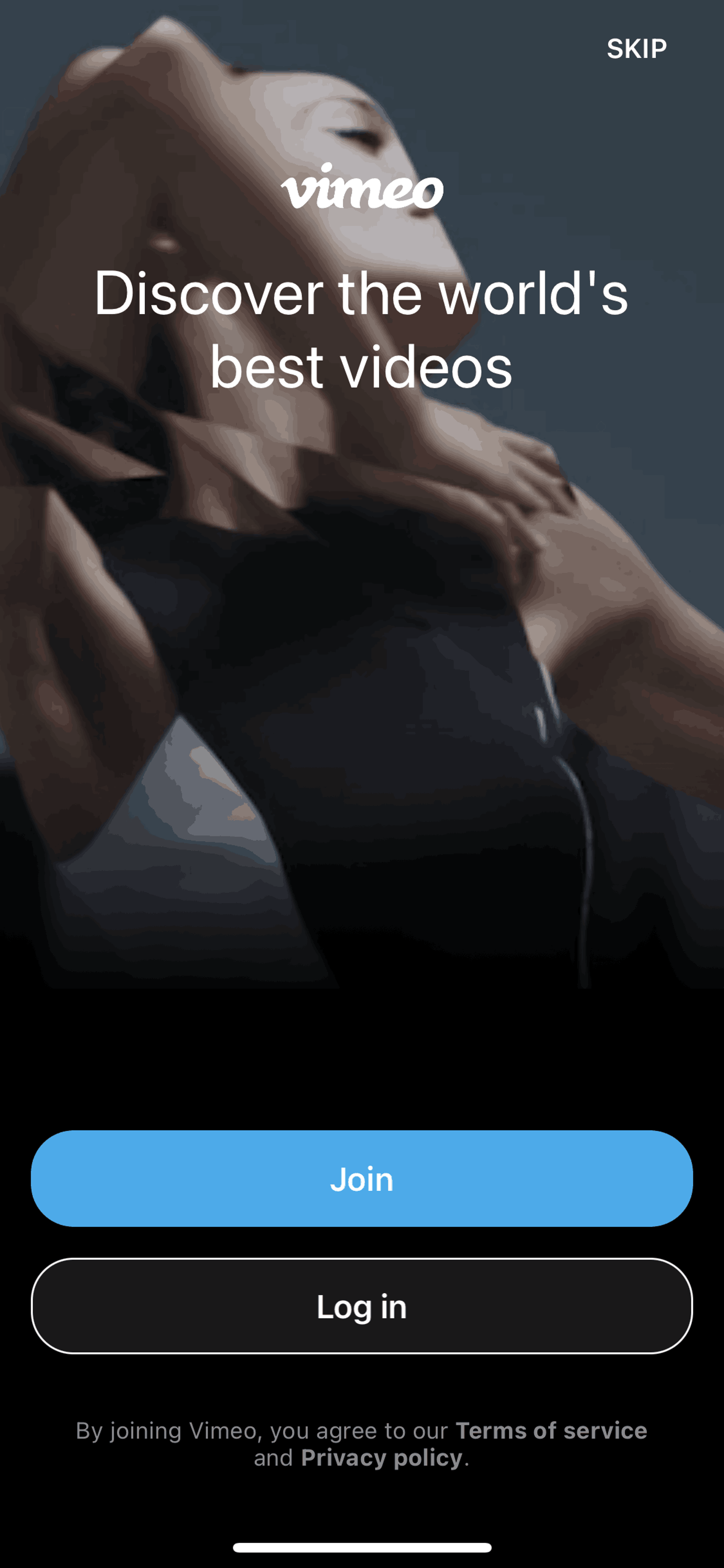 Vimeo iOS Photo & Video interface screenshot 8