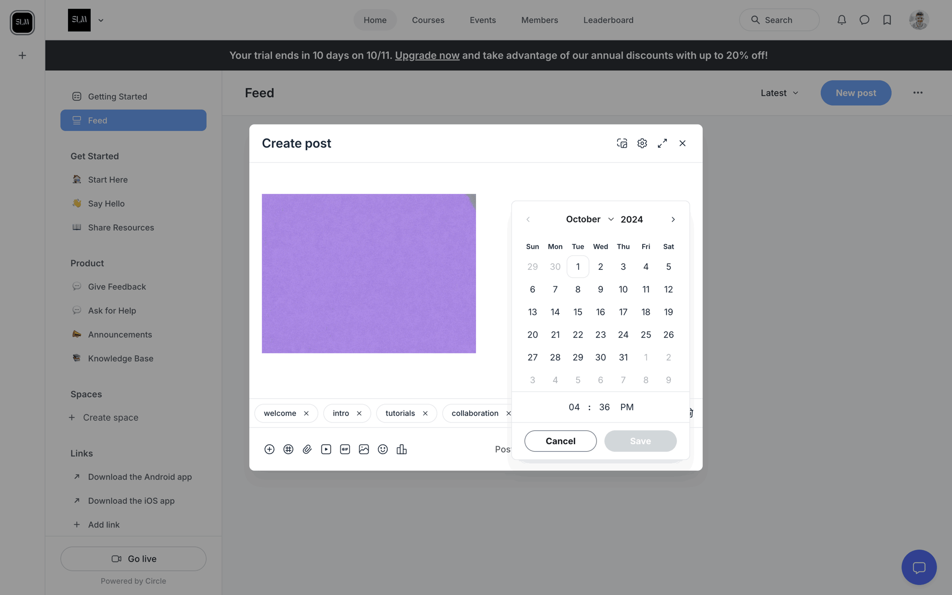 Circle Web Social Networking interface screenshot 24