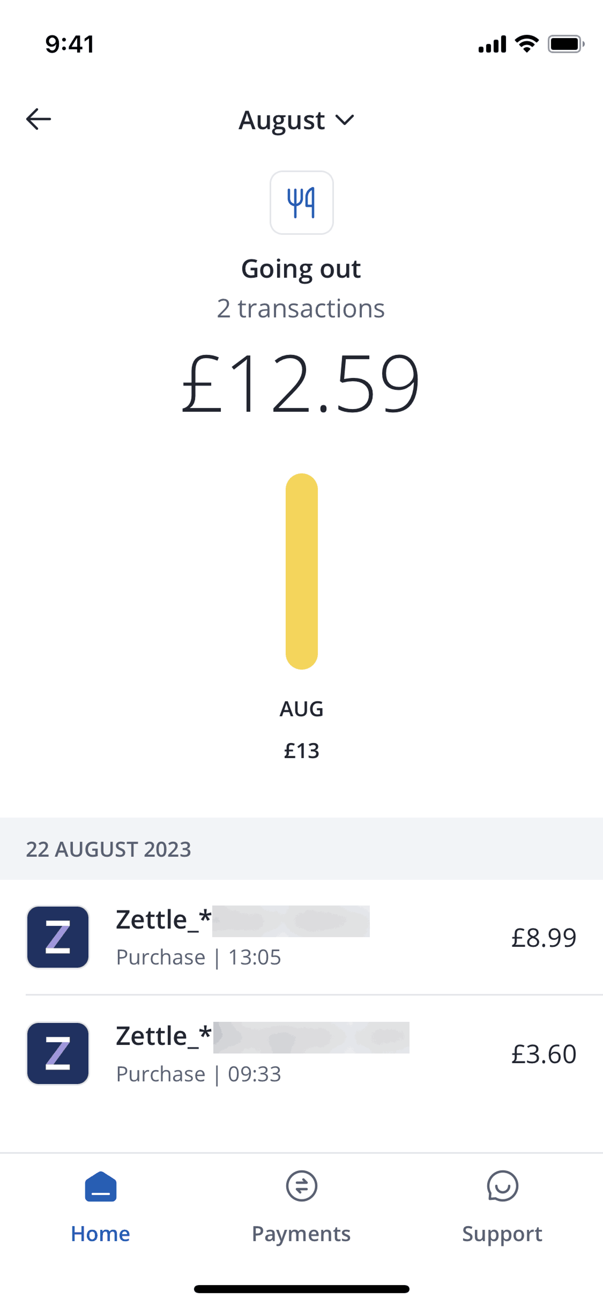 Chase UK iOS Finance interface screenshot 17