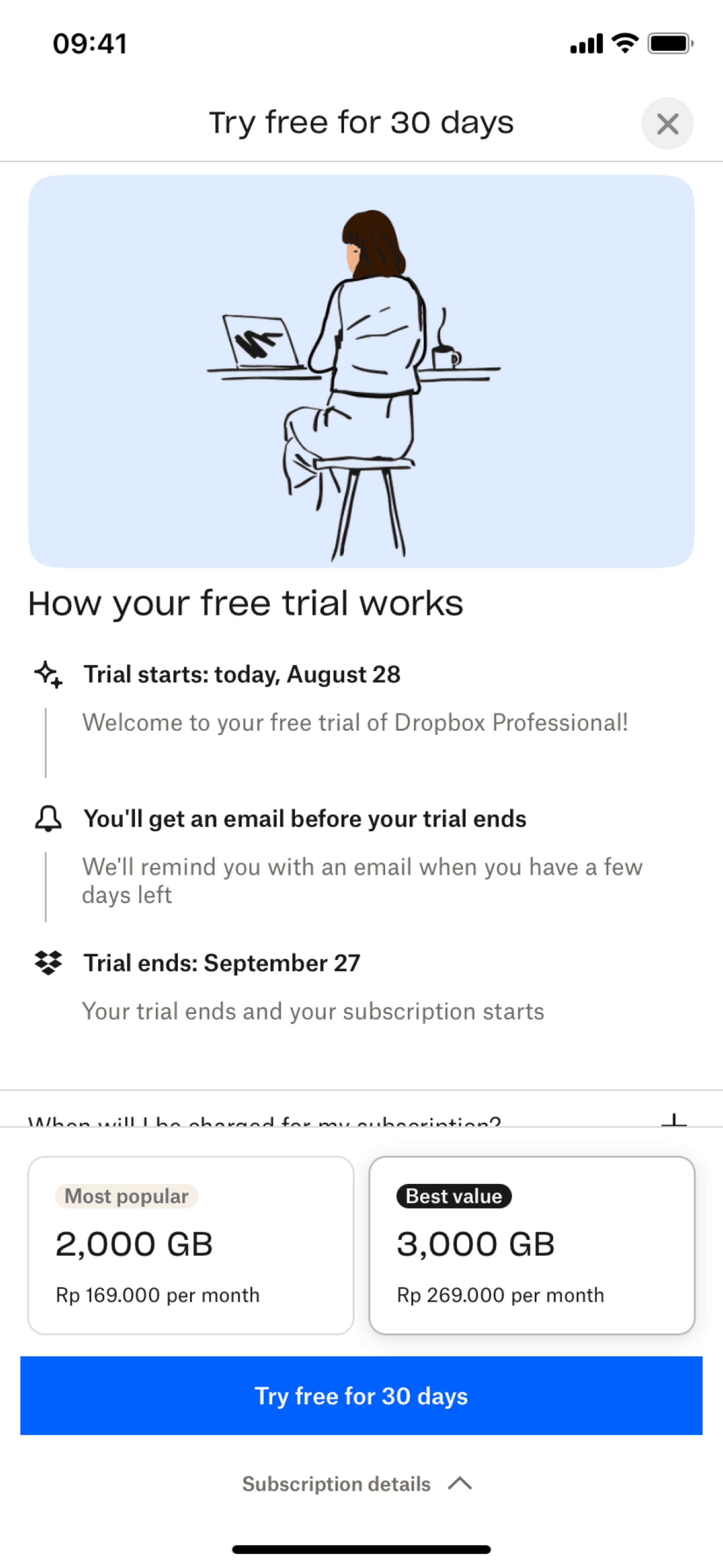 Dropbox iOS Productivity interface screenshot 4