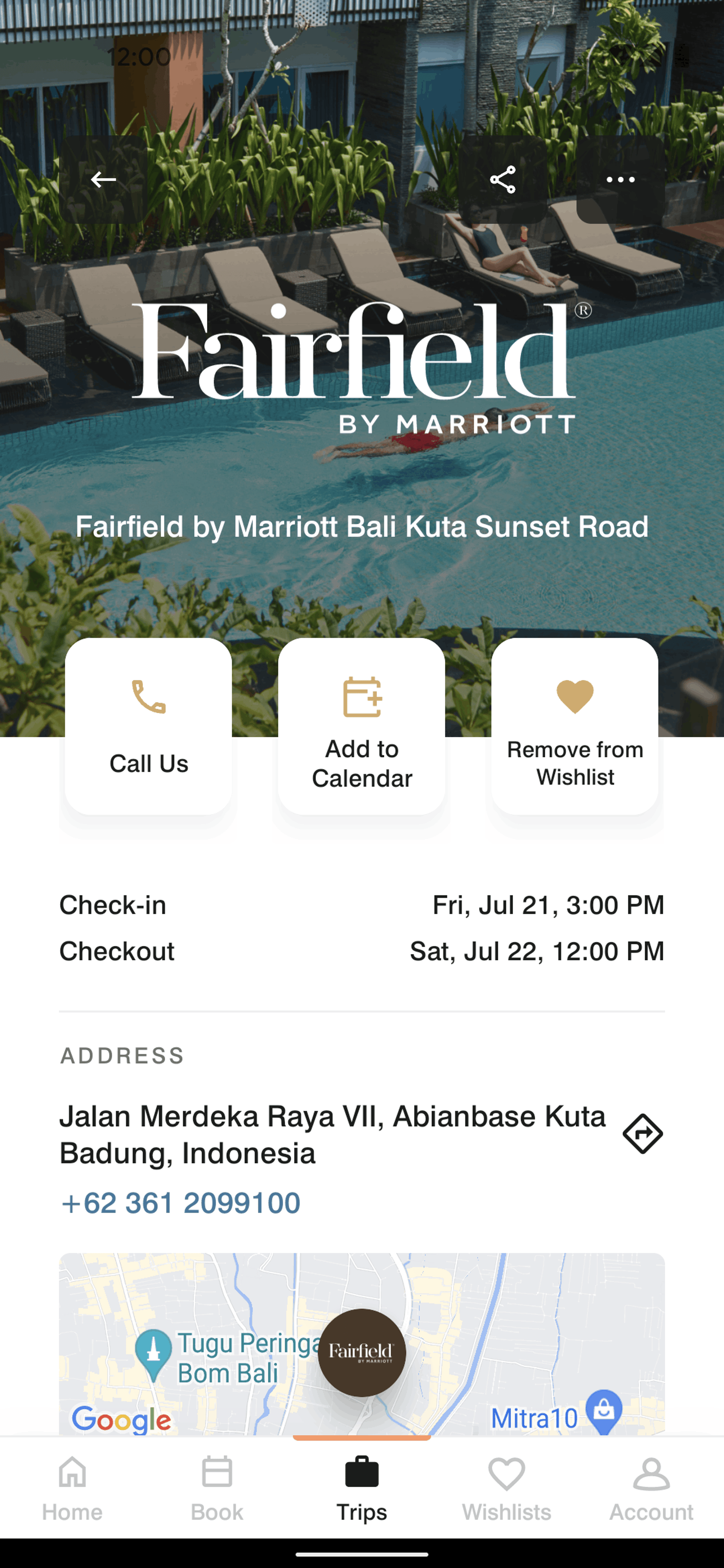 Marriott Bonvoy Android Travel & Transportation interface screenshot 5