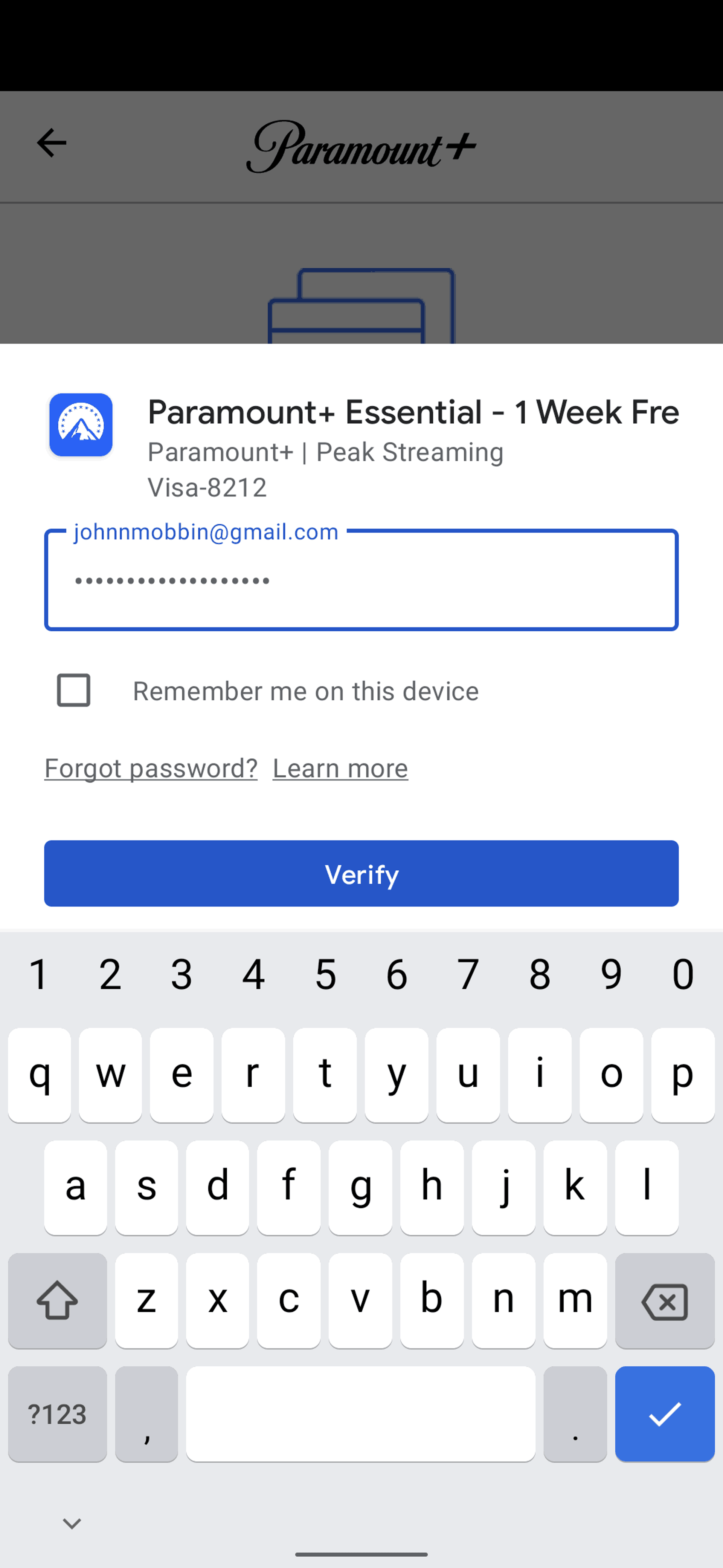 Paramount+ Android Entertainment interface screenshot 21