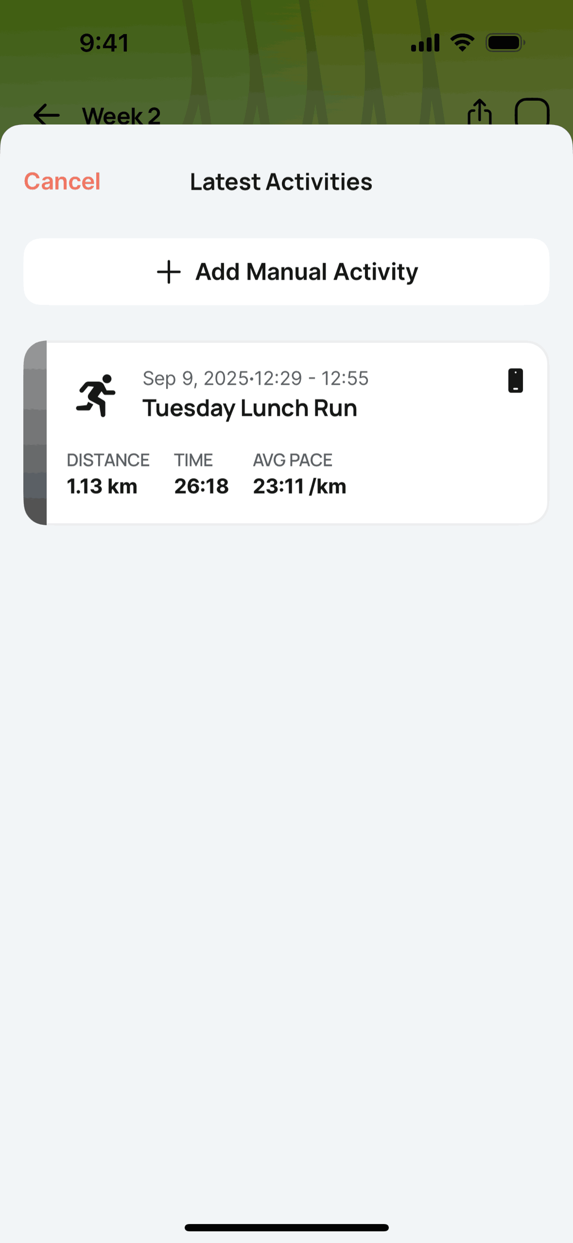 Runna iOS Health & Fitness interface screenshot 19