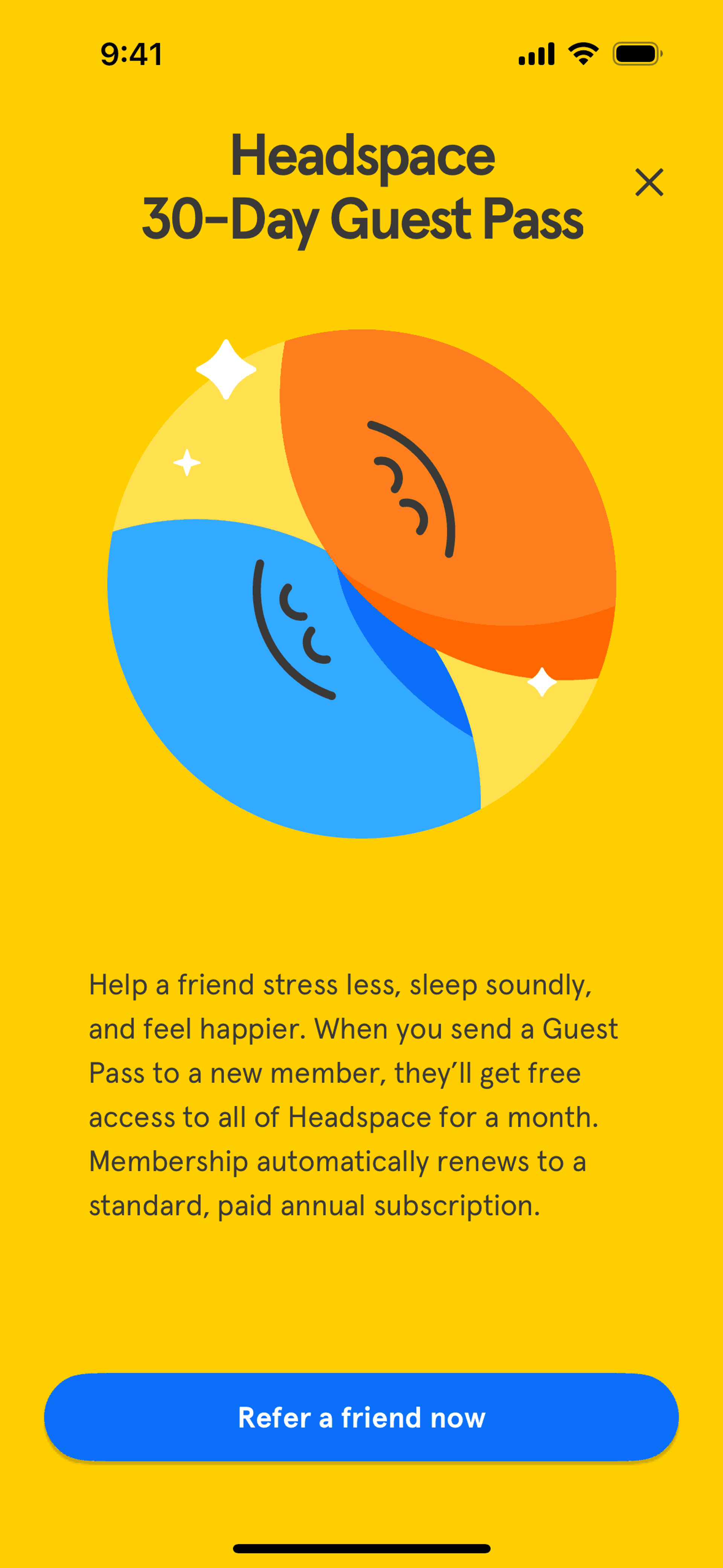 Headspace iOS Health & Fitness interface screenshot 9