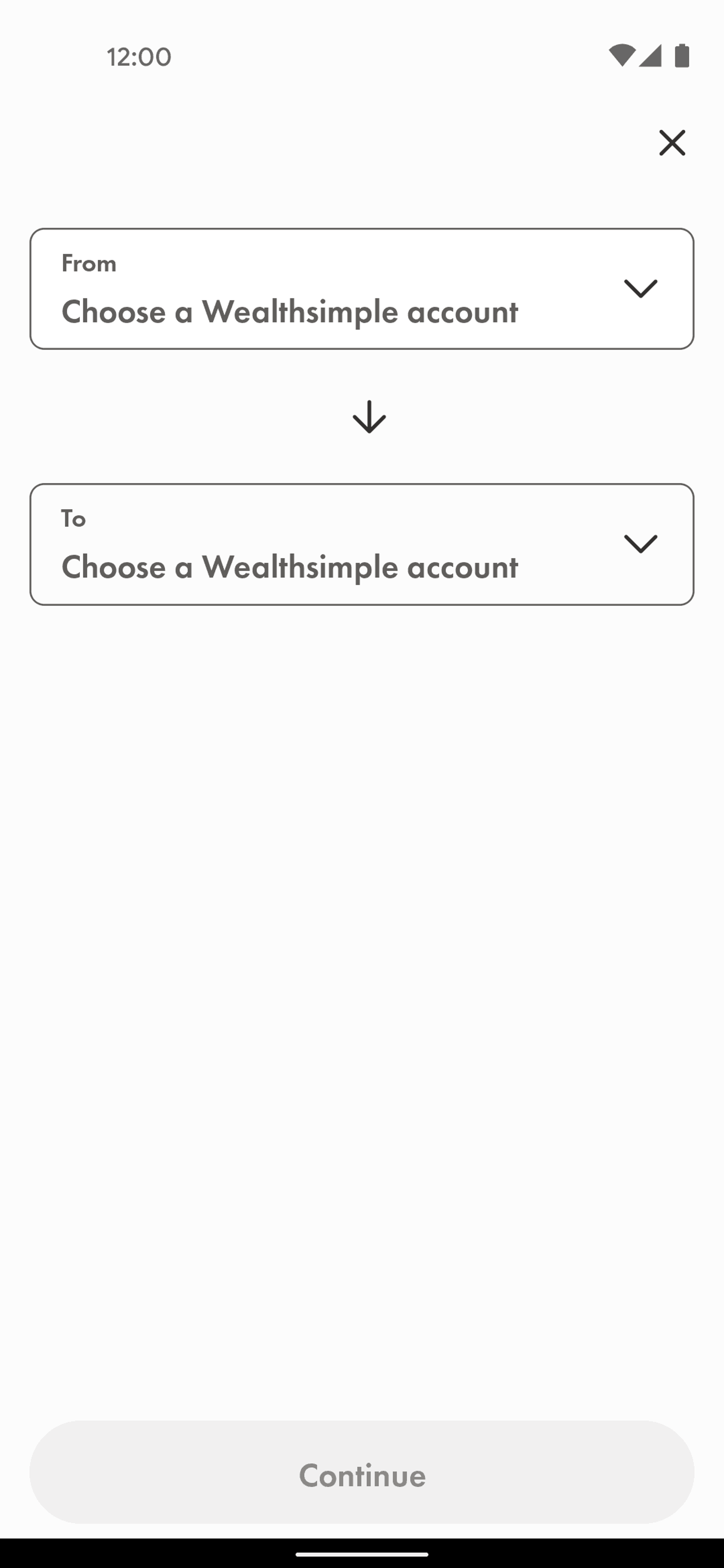 Wealthsimple Android Finance interface screenshot 24