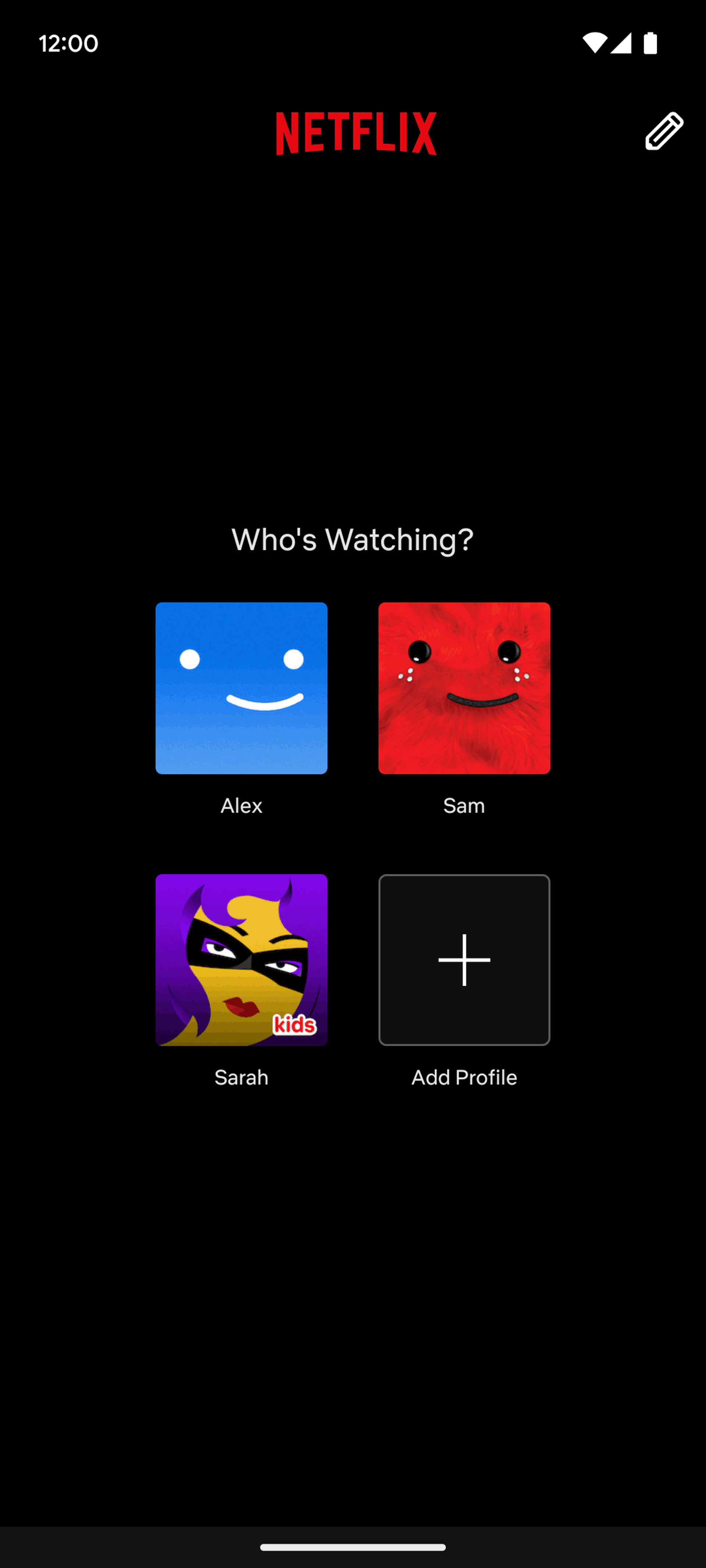 Netflix Android Entertainment interface screenshot 3
