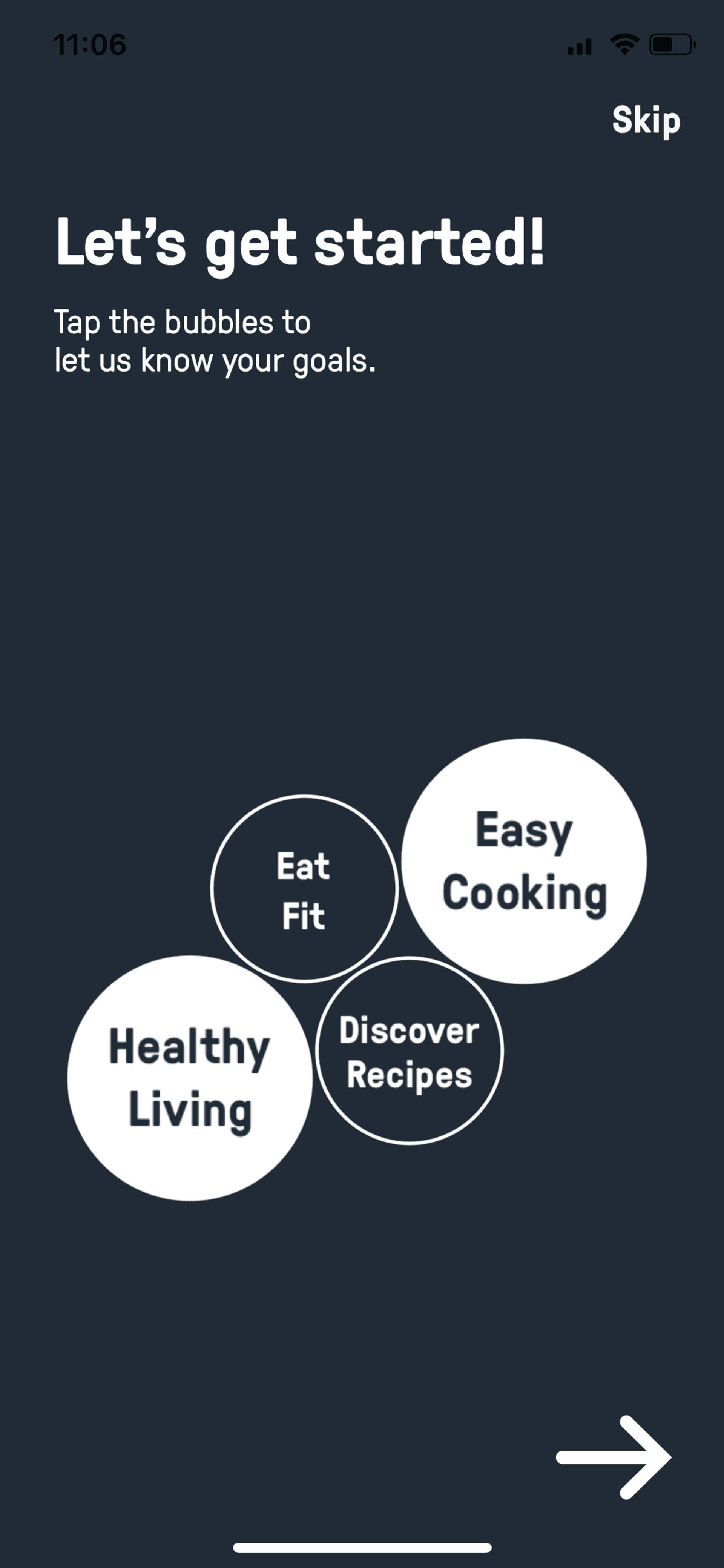 Mucho iOS Food & Drink interface screenshot 3