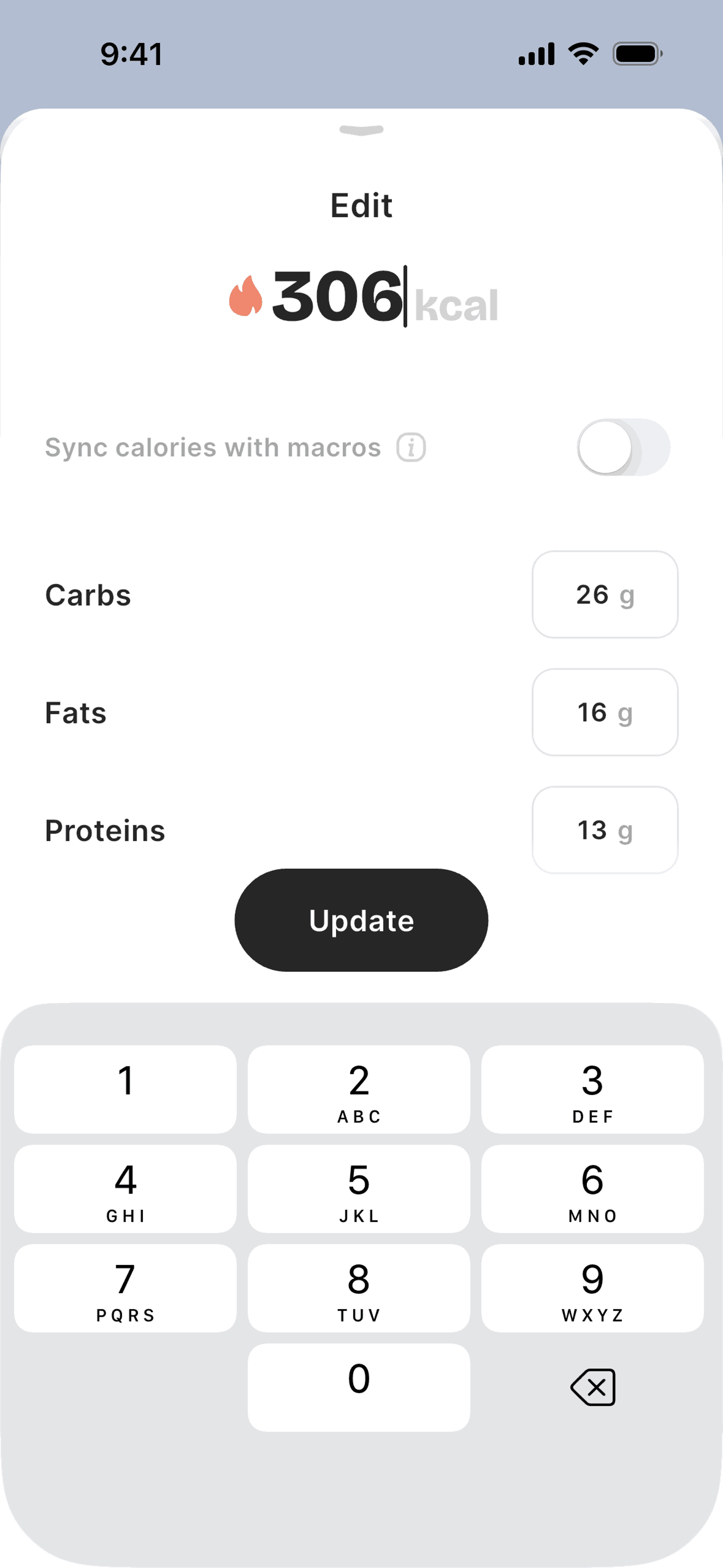 BitePal iOS Health & Fitness interface screenshot 12