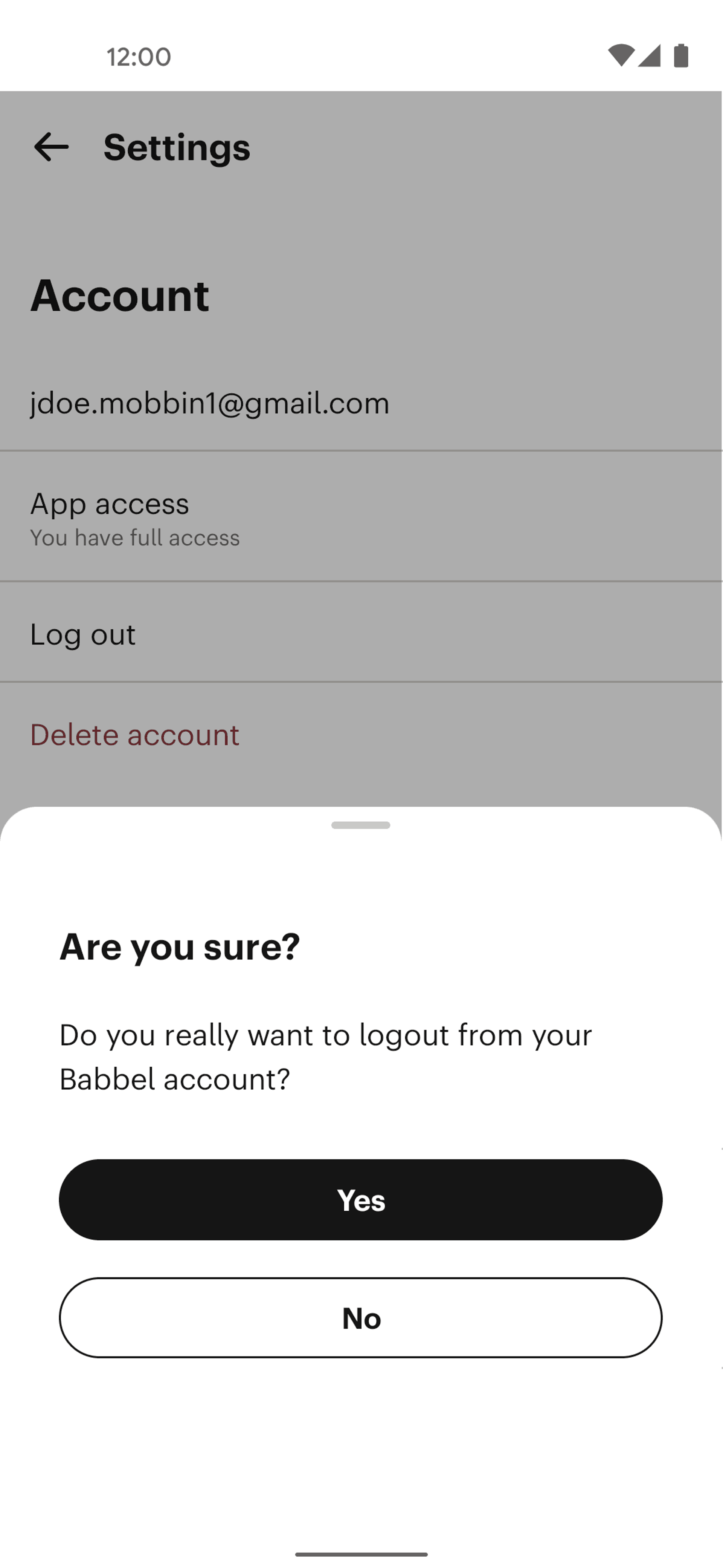 Babbel Android Education interface screenshot 20