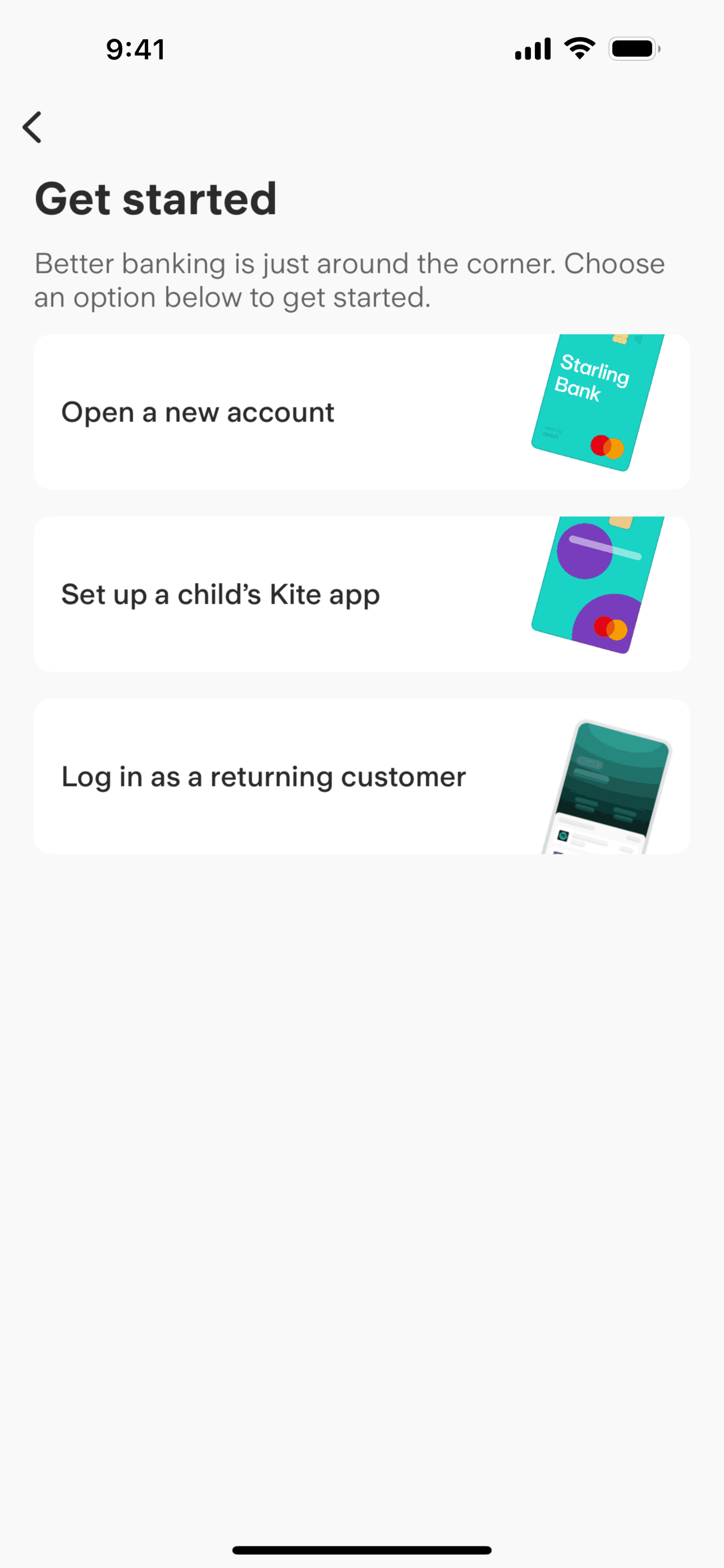 Starling Bank iOS Finance interface screenshot 3
