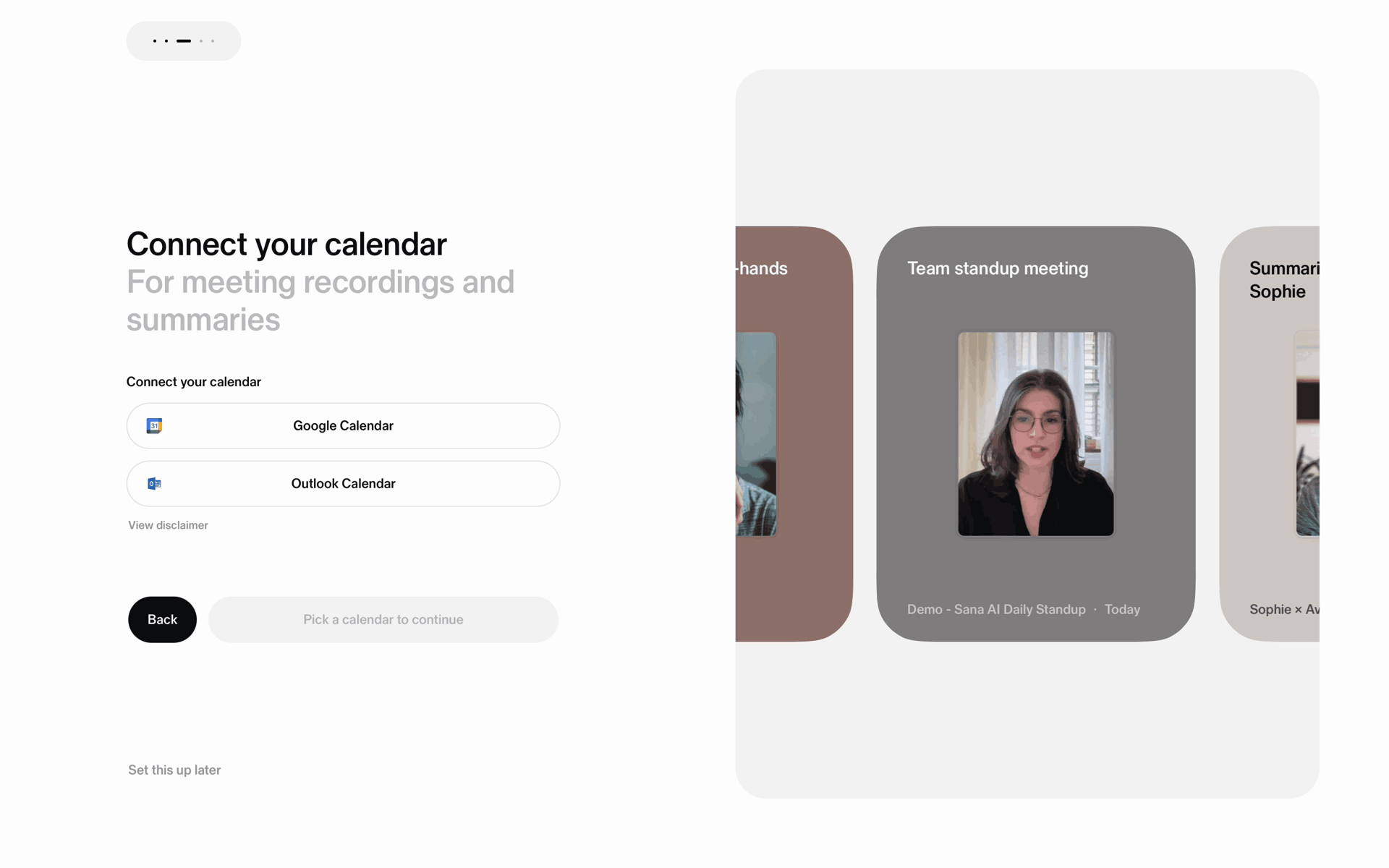 Sana AI Web Business interface screenshot 11