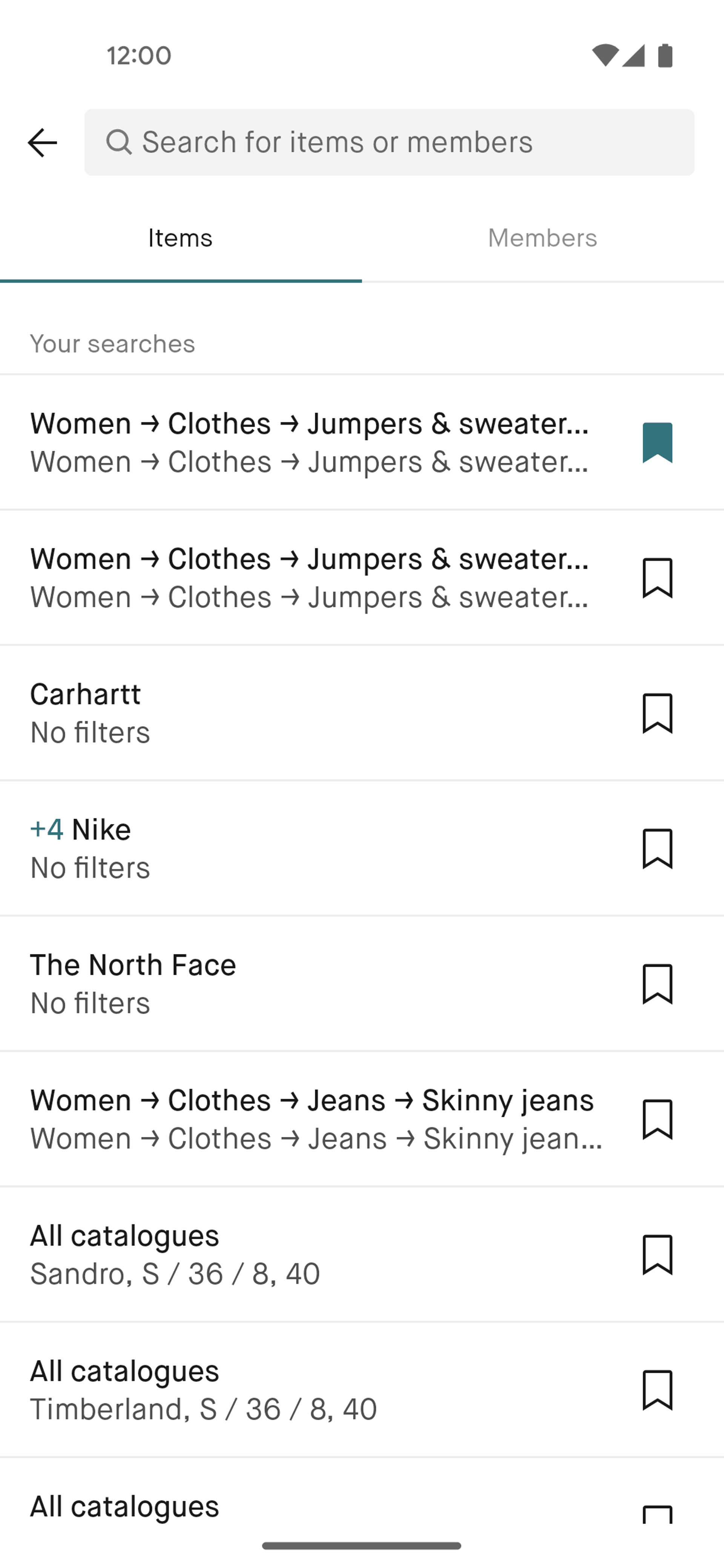 Vinted Android Shopping interface screenshot 9