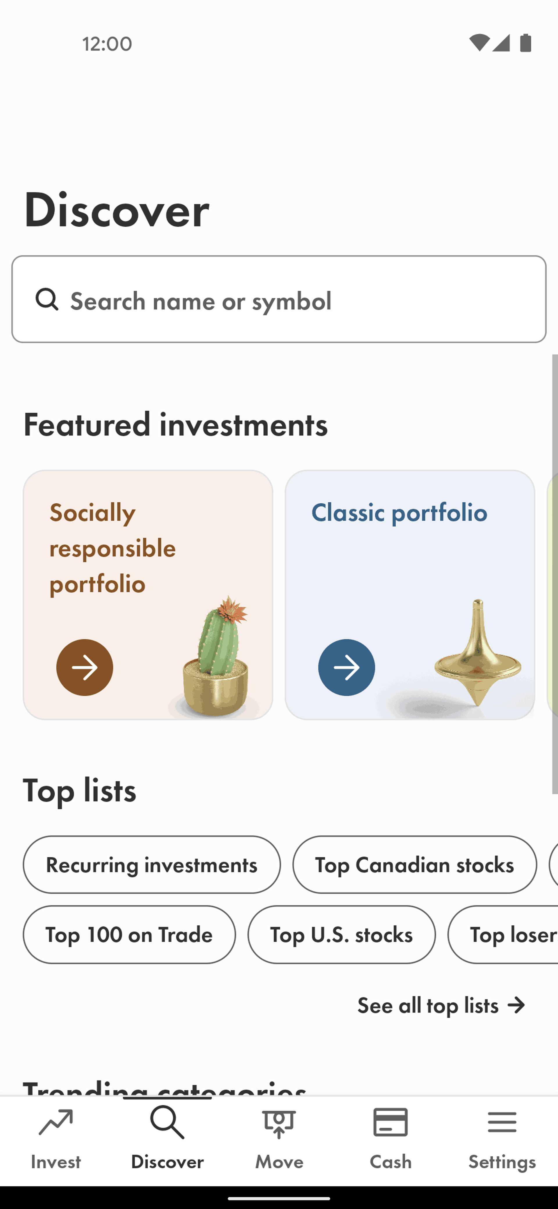 Wealthsimple Android Finance interface screenshot 5