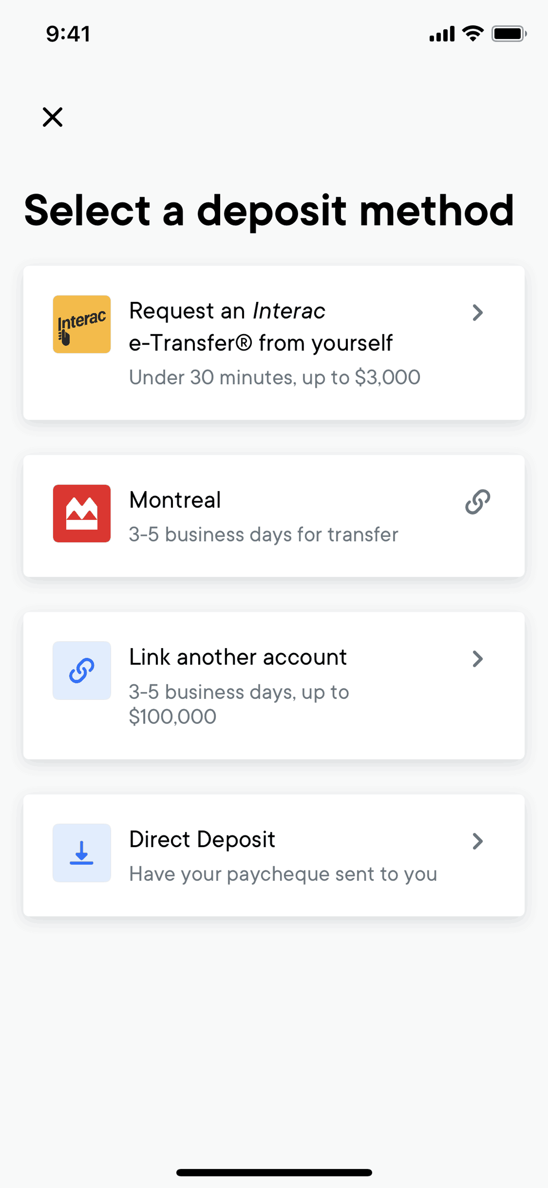 Neo Financial iOS Finance interface screenshot 20