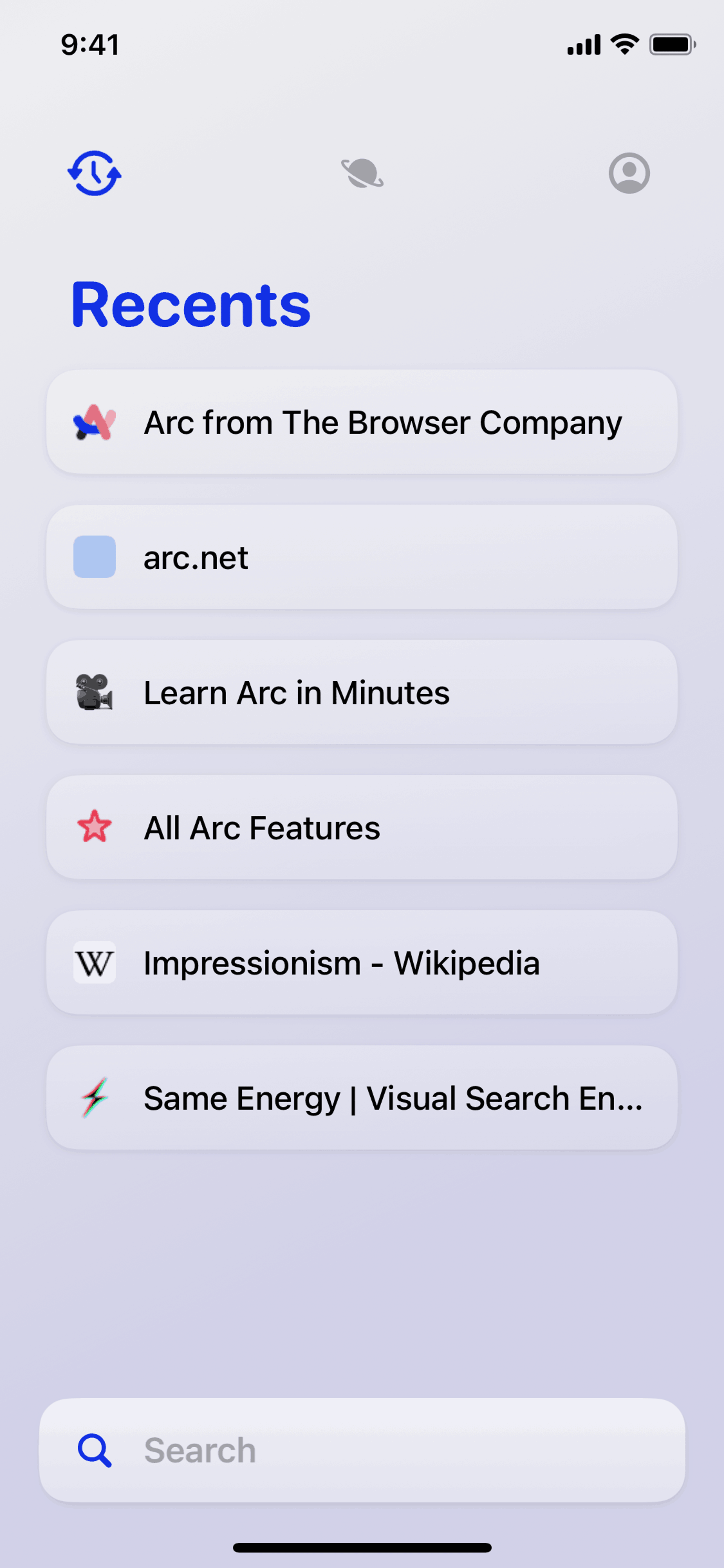 Arc Sidebar Sync iOS Utilities interface screenshot 22