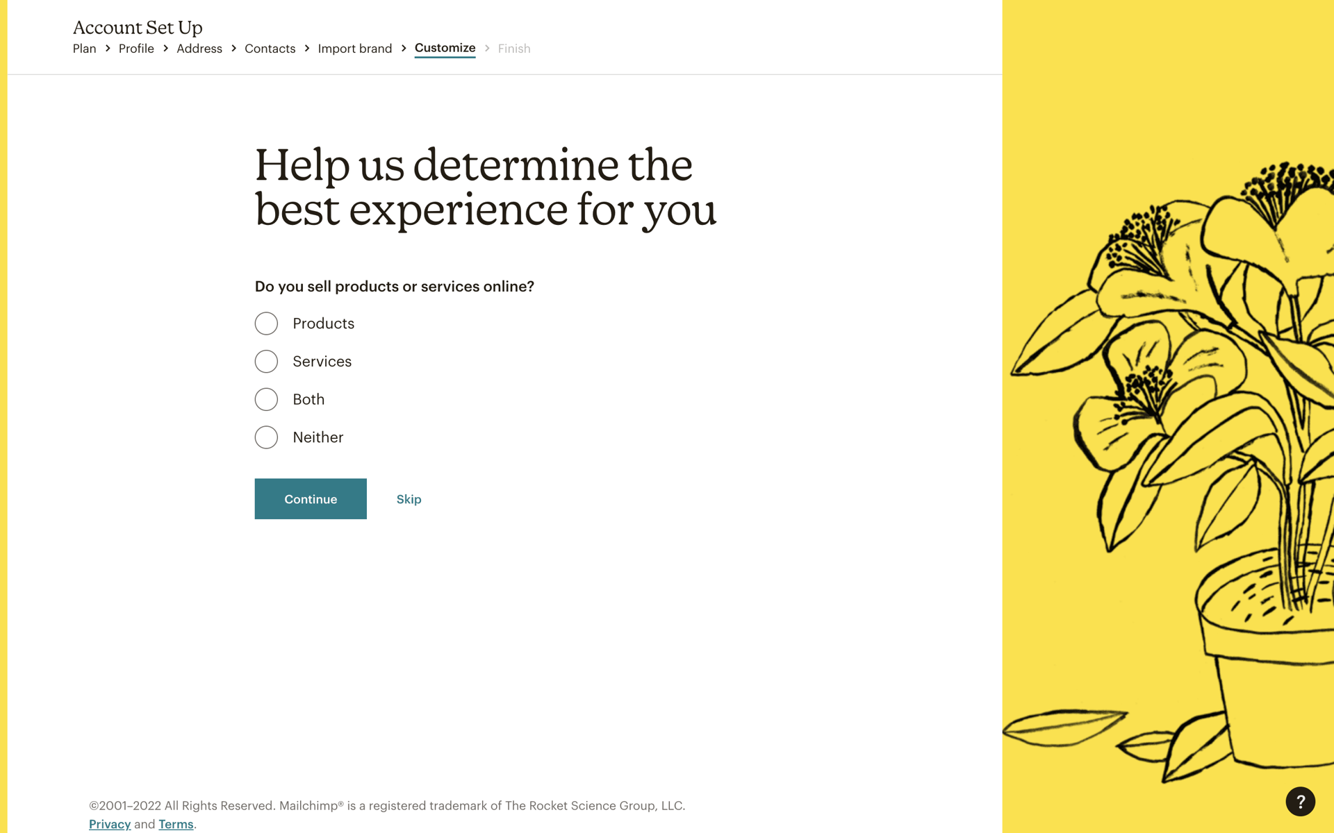 Mailchimp Web Business interface screenshot 23