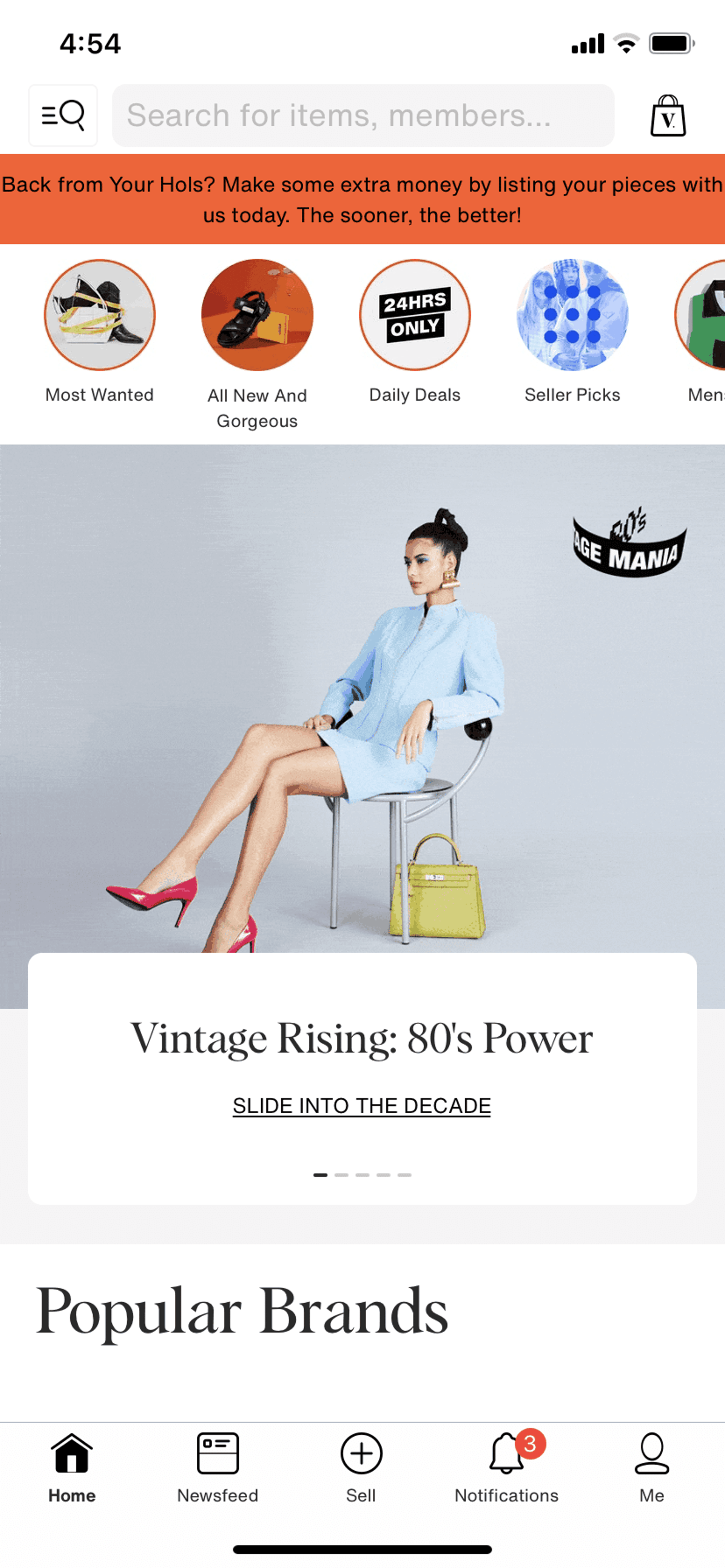 Vestiaire Collective iOS Shopping interface screenshot 3