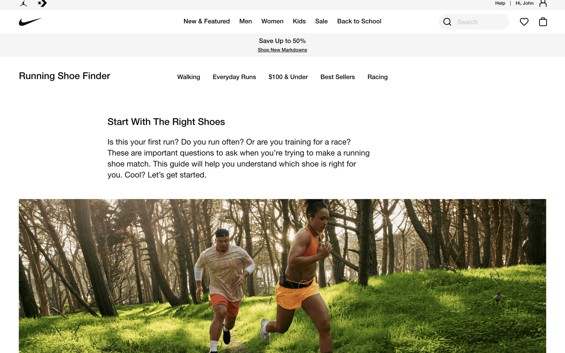 Nike Web Shopping interface screenshot 24