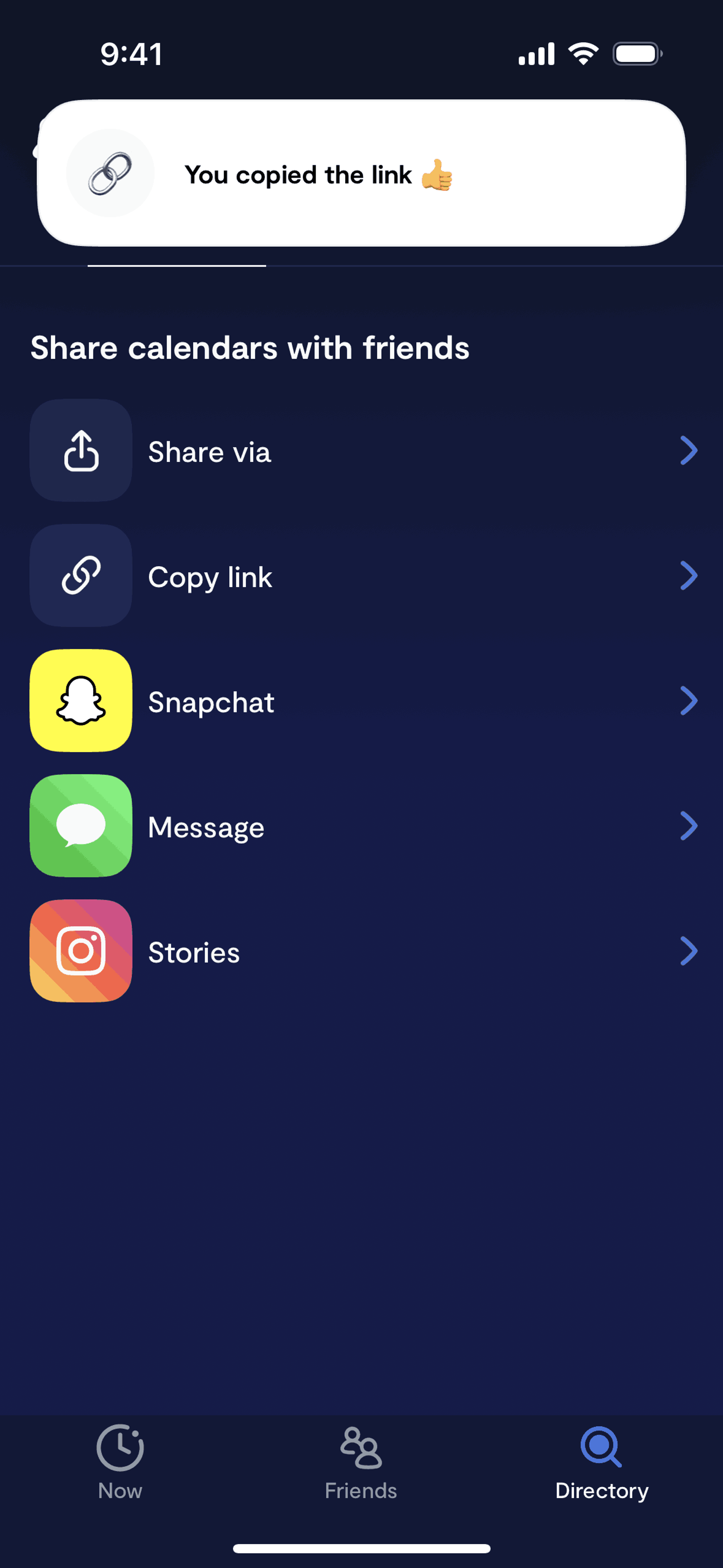 Saturn Calendar iOS Productivity interface screenshot 9