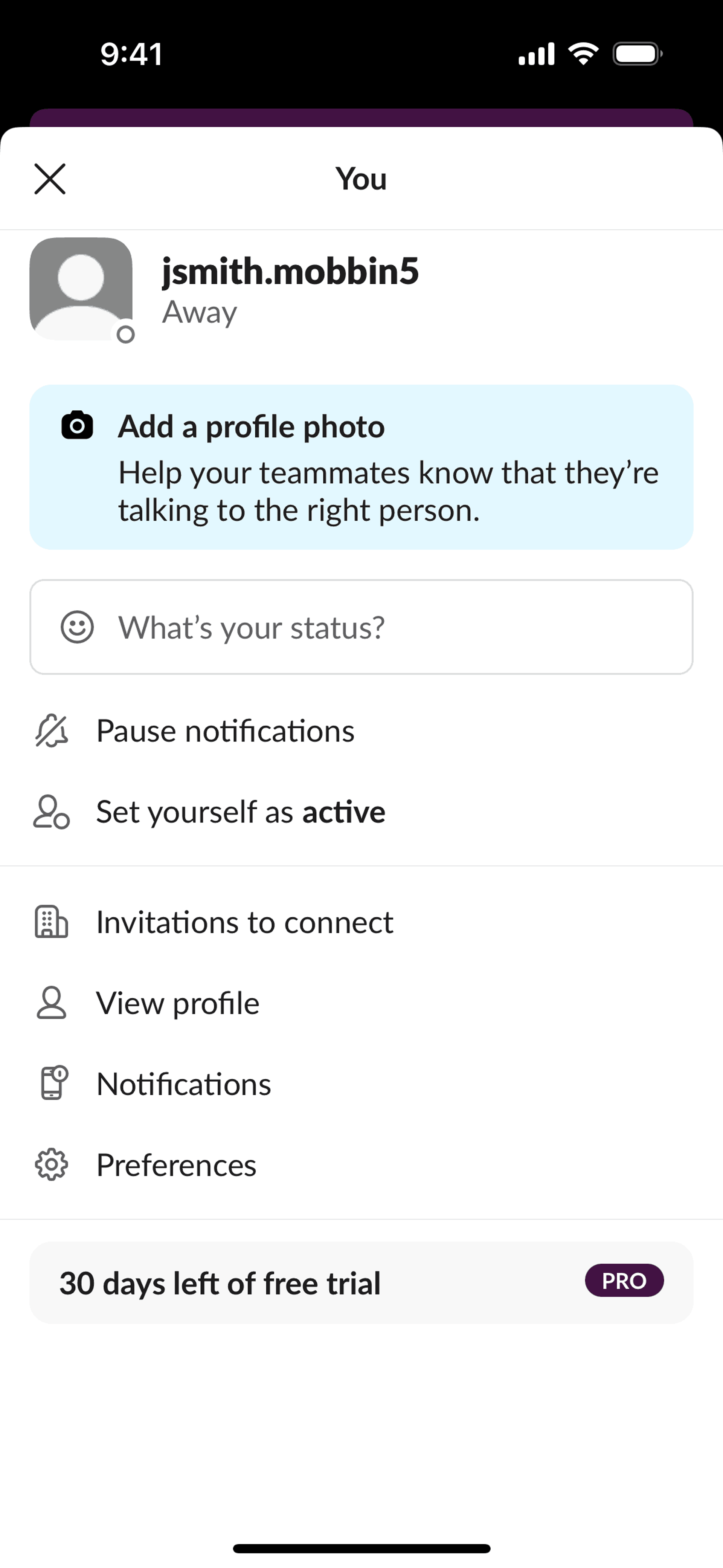 Slack iOS Business interface screenshot 7