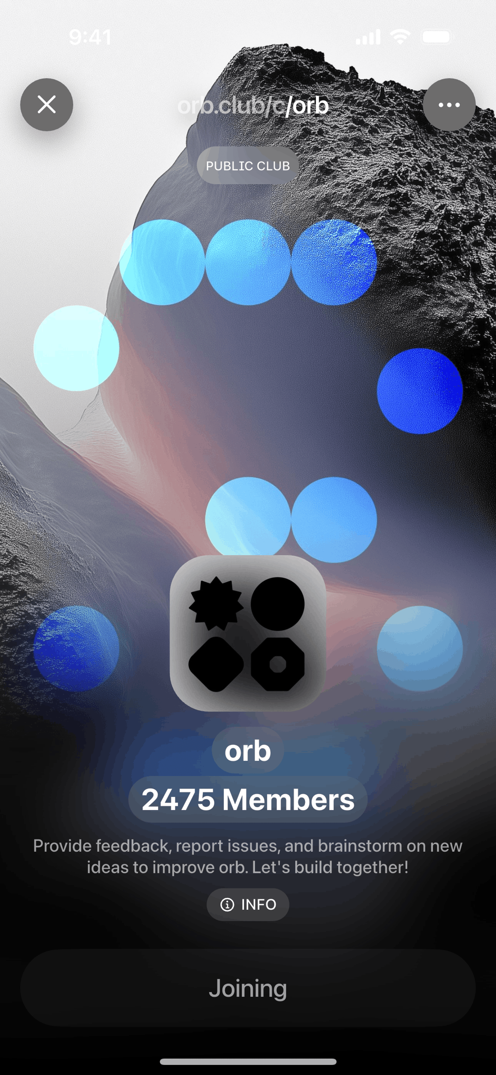 Orb Social iOS Social Networking interface screenshot 10
