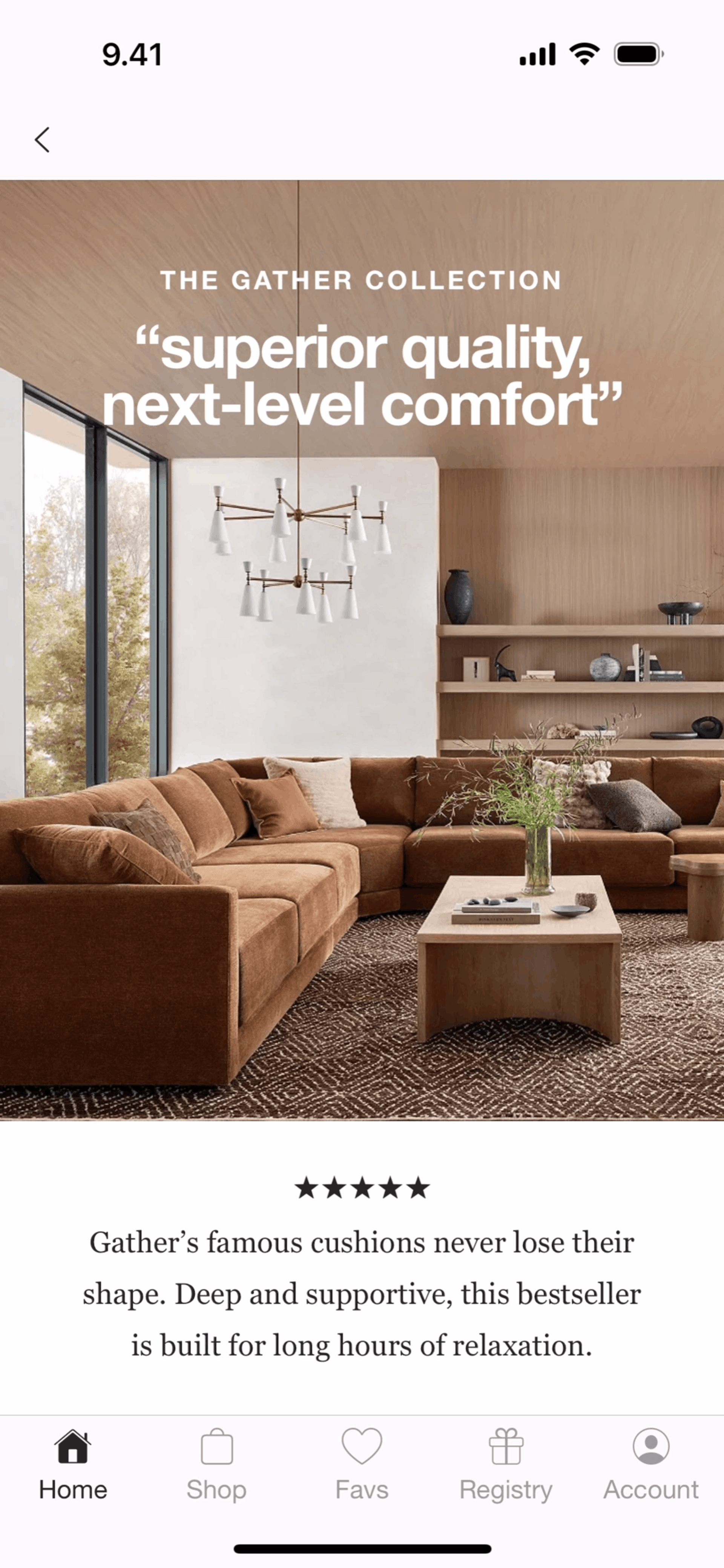 Crate & Barrel iOS Shopping interface screenshot 19