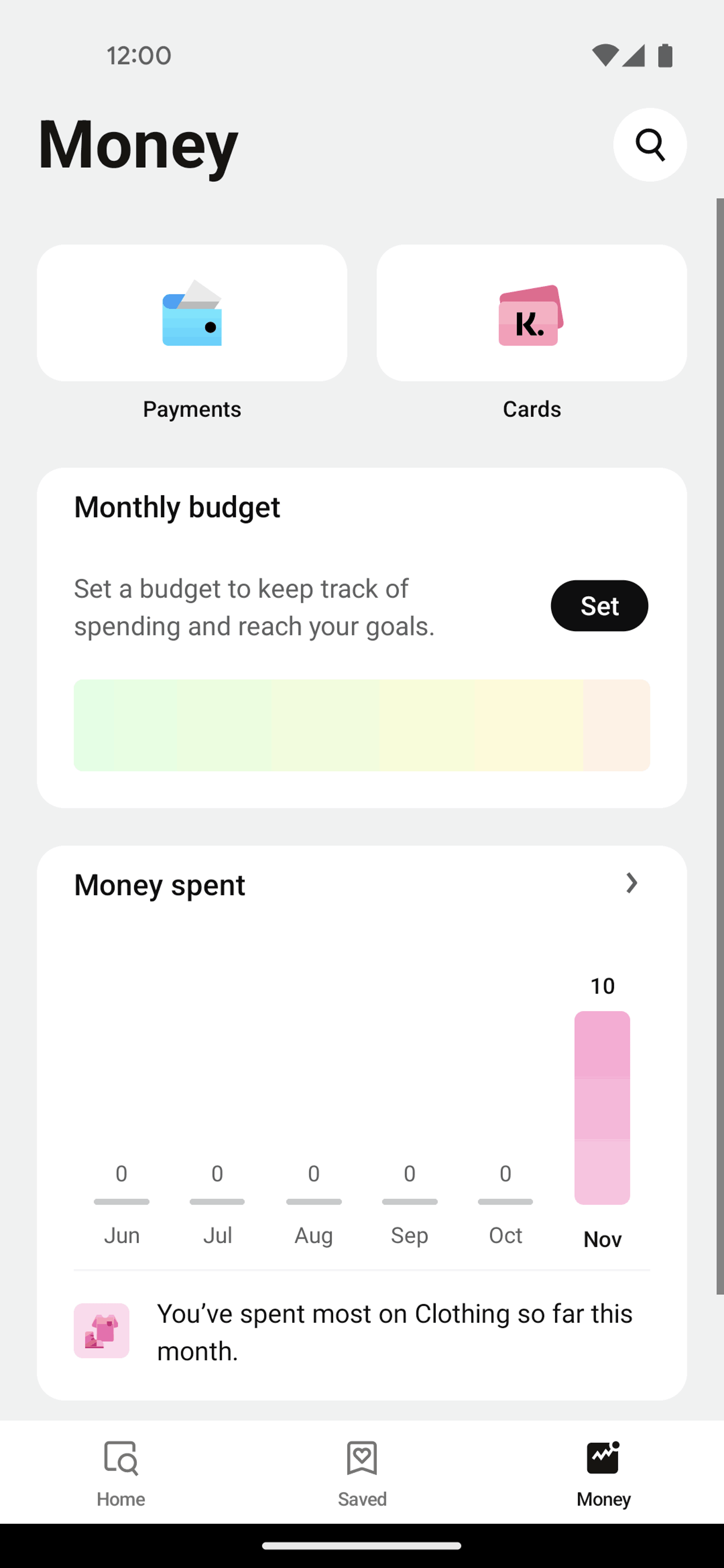 Klarna Android Shopping interface screenshot 3