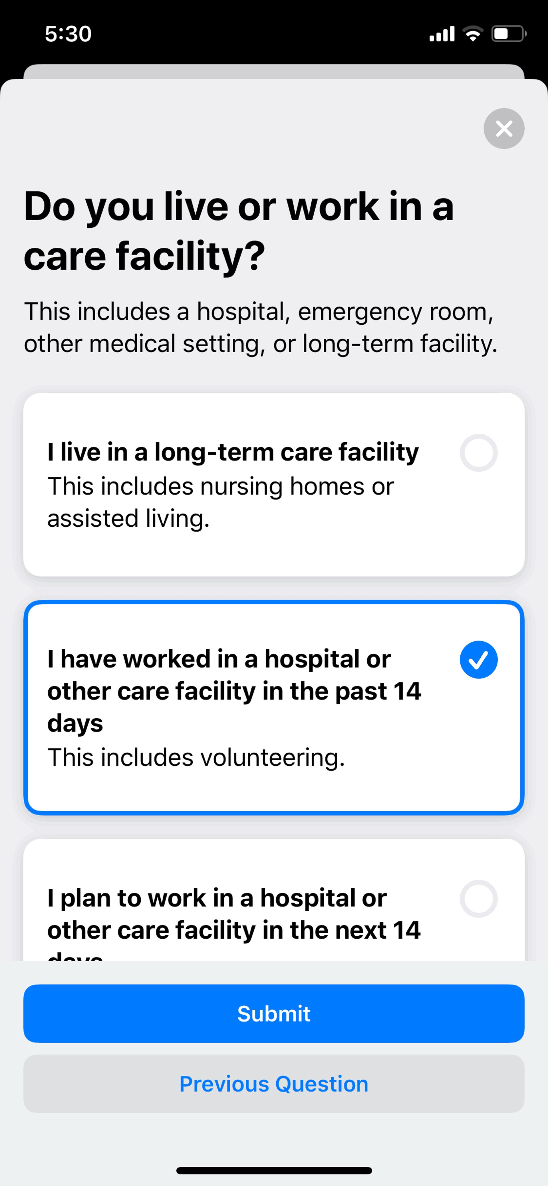 Apple COVID 19 iOS Health & Fitness interface screenshot 15