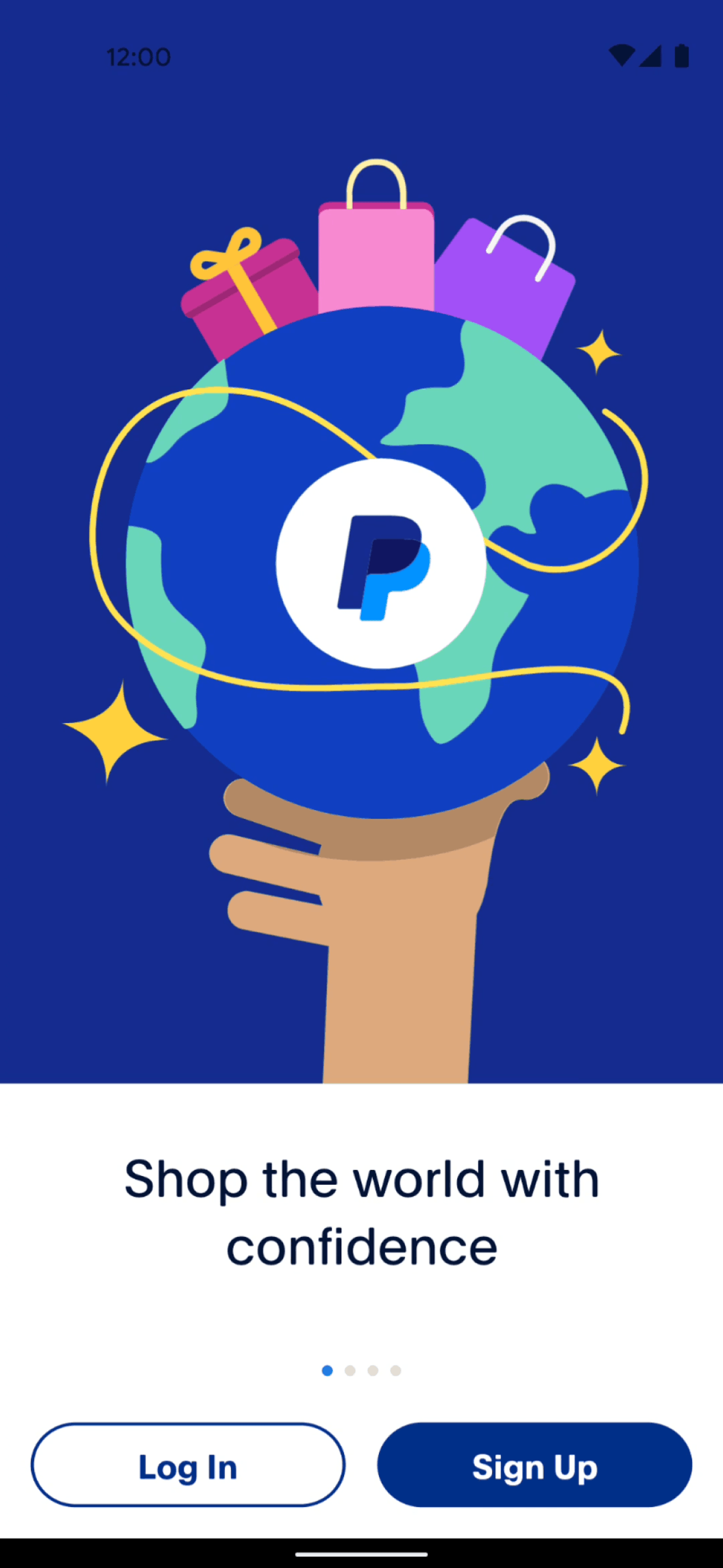 PayPal Android Finance interface screenshot 2