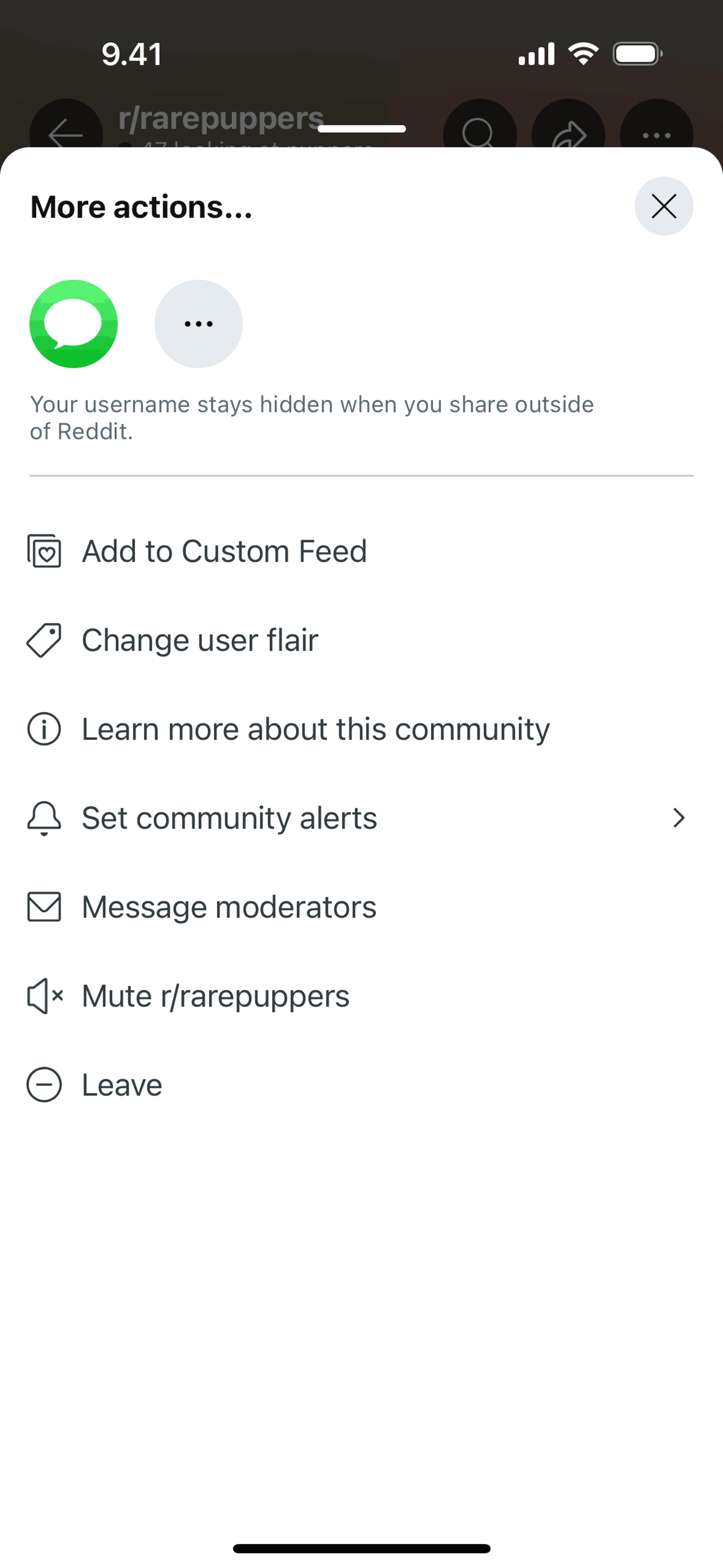 Reddit iOS Social Networking interface screenshot 8