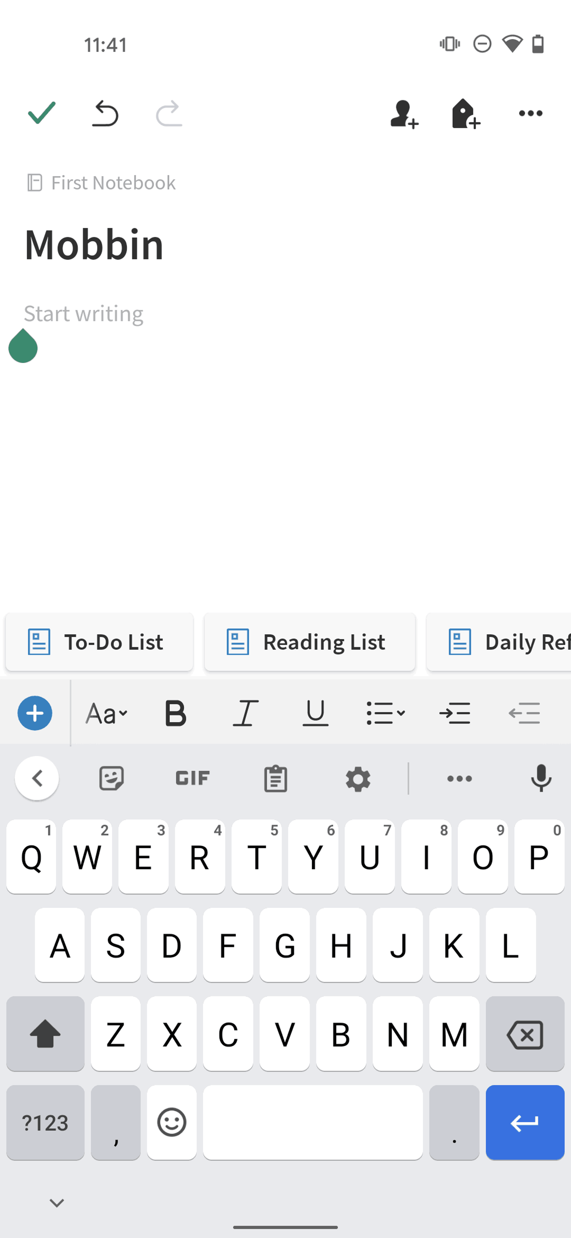 Evernote Android Productivity interface screenshot 20