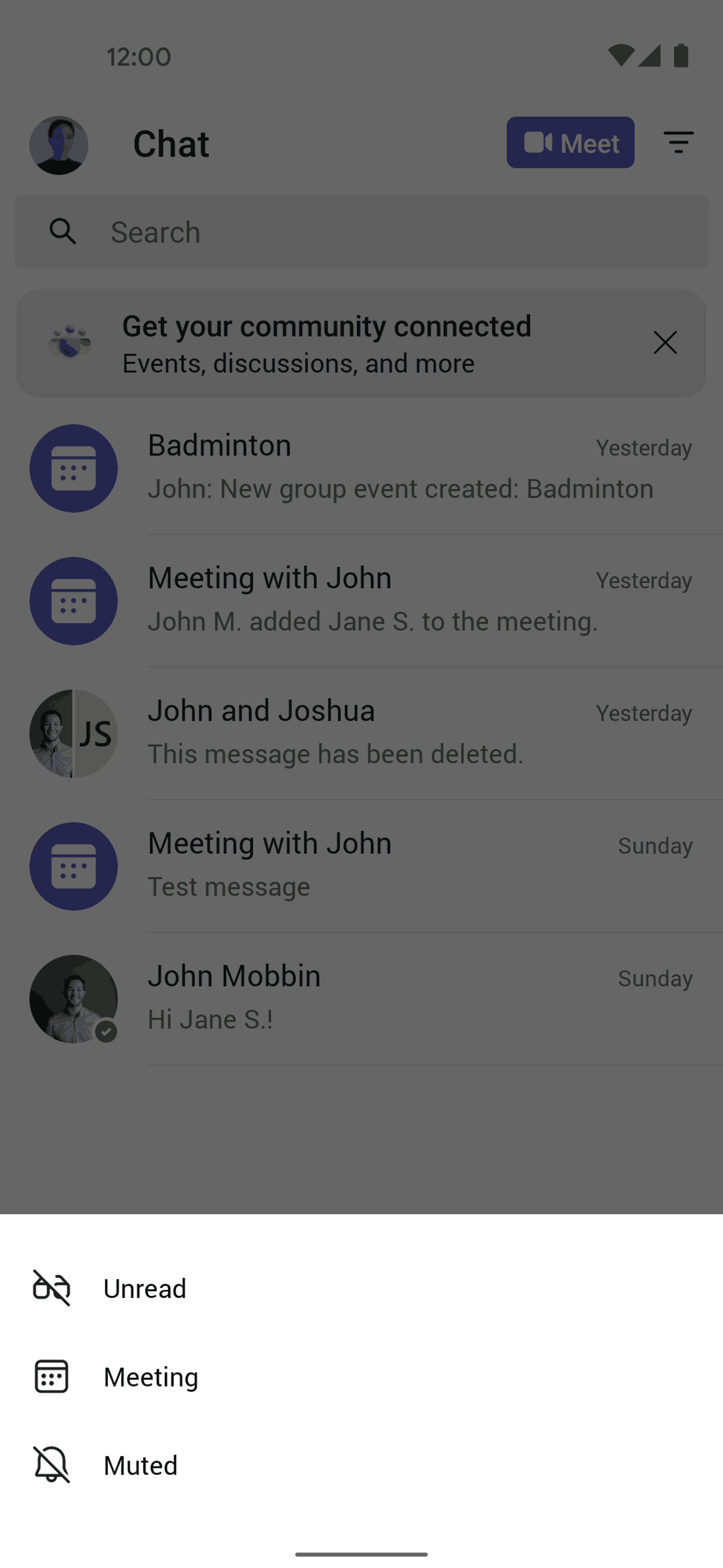 Microsoft Teams Android Business interface screenshot 11