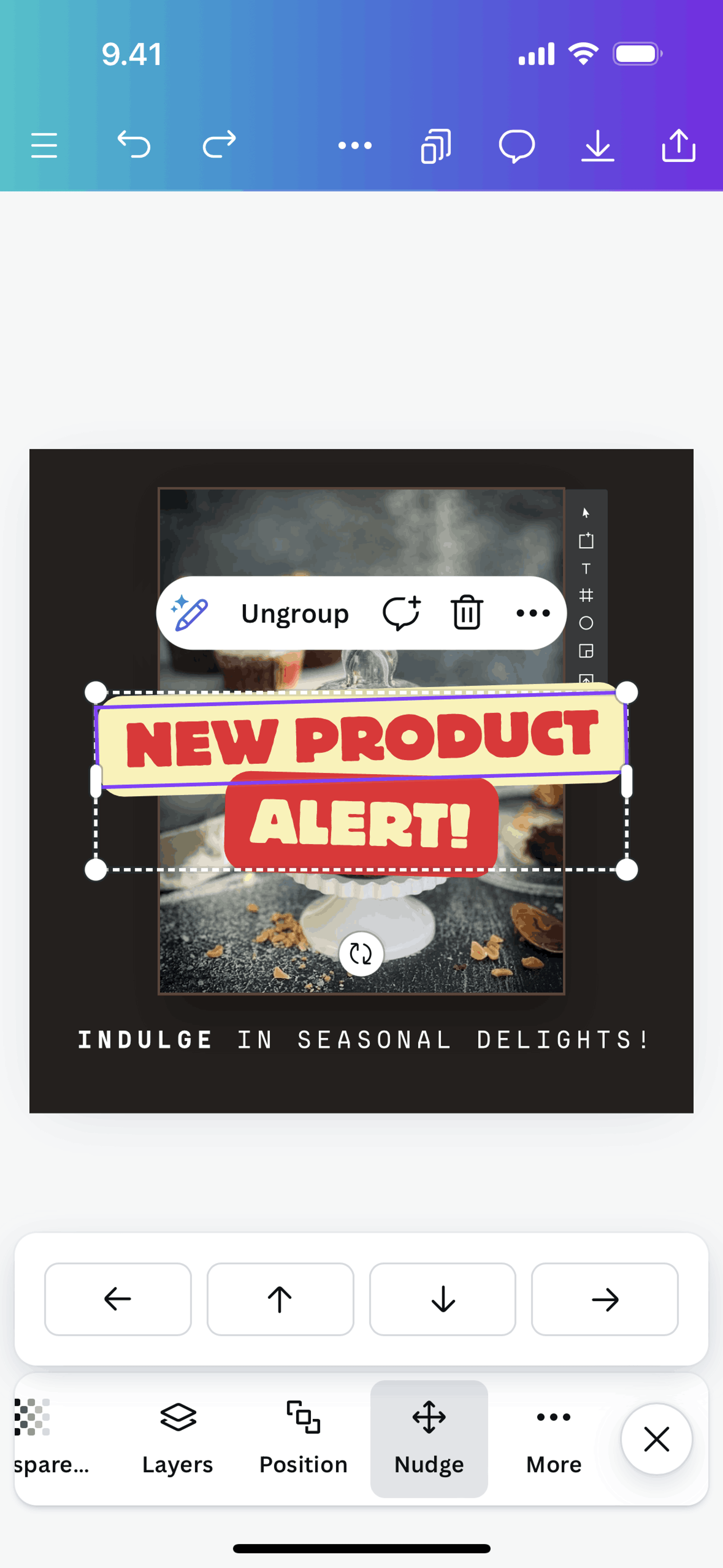 Canva iOS Photo & Video interface screenshot 15